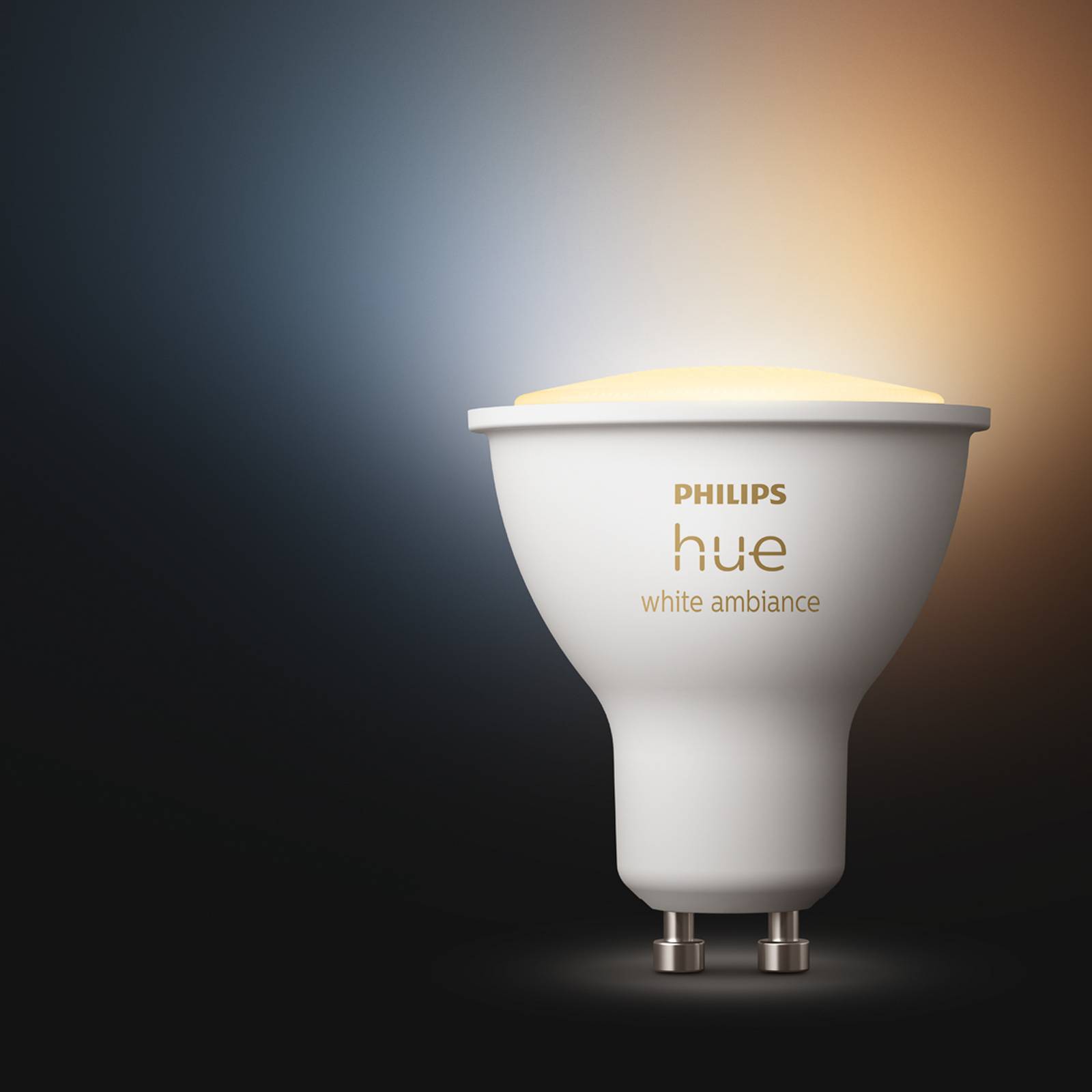 Levně Philips Hue White Ambiance 4,3 W GU10 LED žárovka