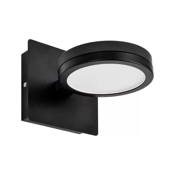 Lampenwelt LIGHTME LED-Wandleuchte Aqua down 1-fl. schwarz