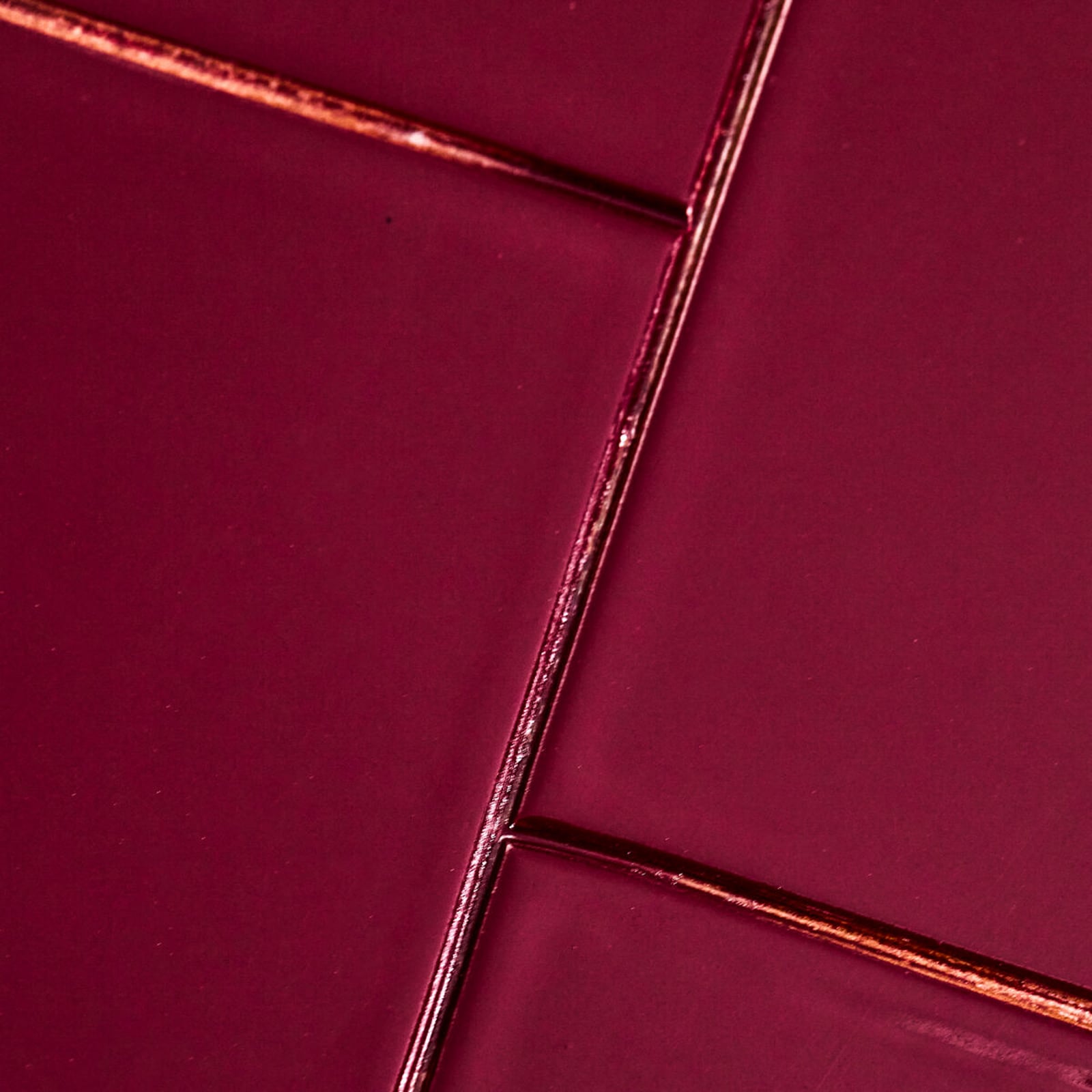 Tavolino HDBrick, rosso, altezza 51 cm, legno - House Doctor