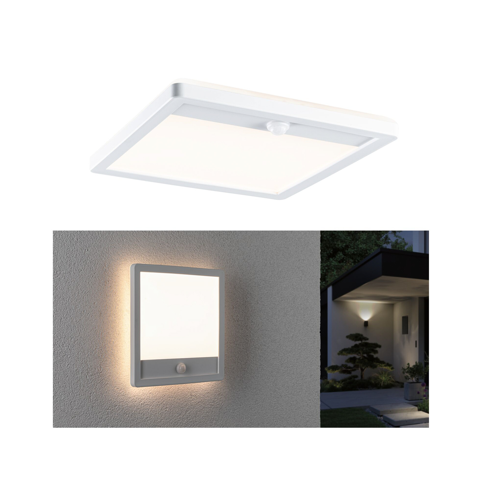 Paulmann Lamina Sensor-Wandlampe 830 eckig weiß