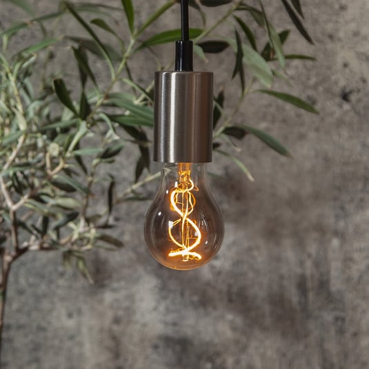 LED filament lamp A60 E27 3W 1800K rookglas