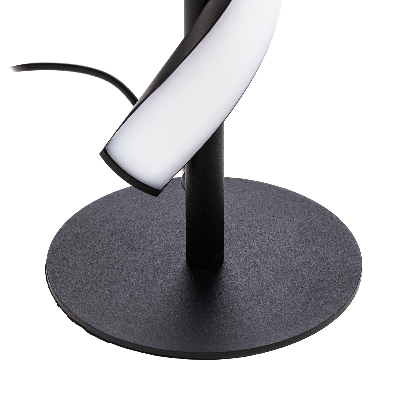 Lindby Munja lámpara de mesa LED dim negro arena