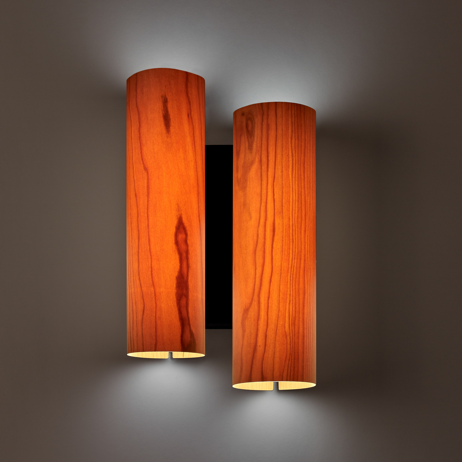 LZF Black Note Duplet LED-Wandleuchte, schwarz