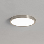 EGLO connect Luminaire en saillie LED intelligent Fueva 6-Z, gris, Ø 27 cm