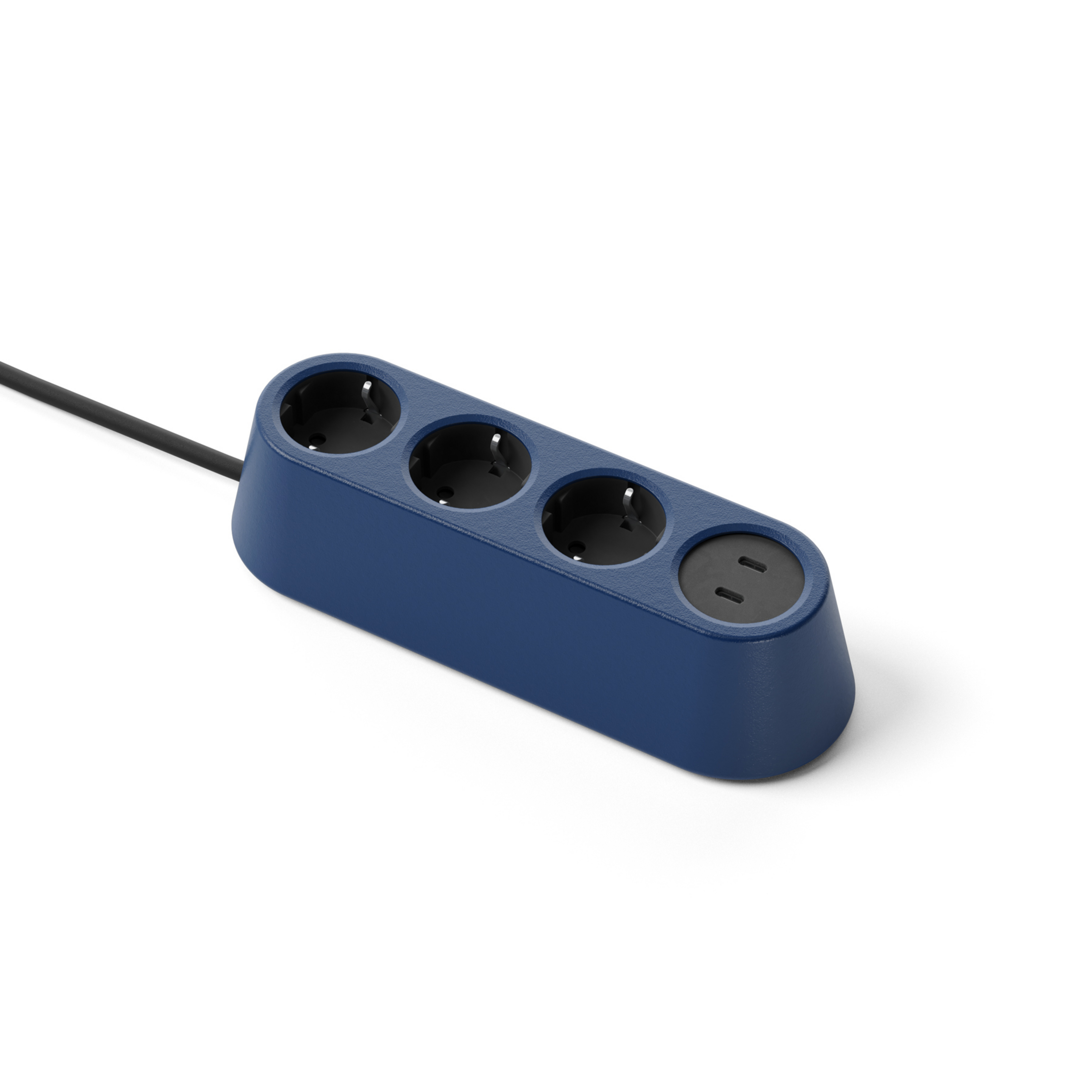 Presa NOMAD BLOCK blu 3x tipo F + USB - Forming Function