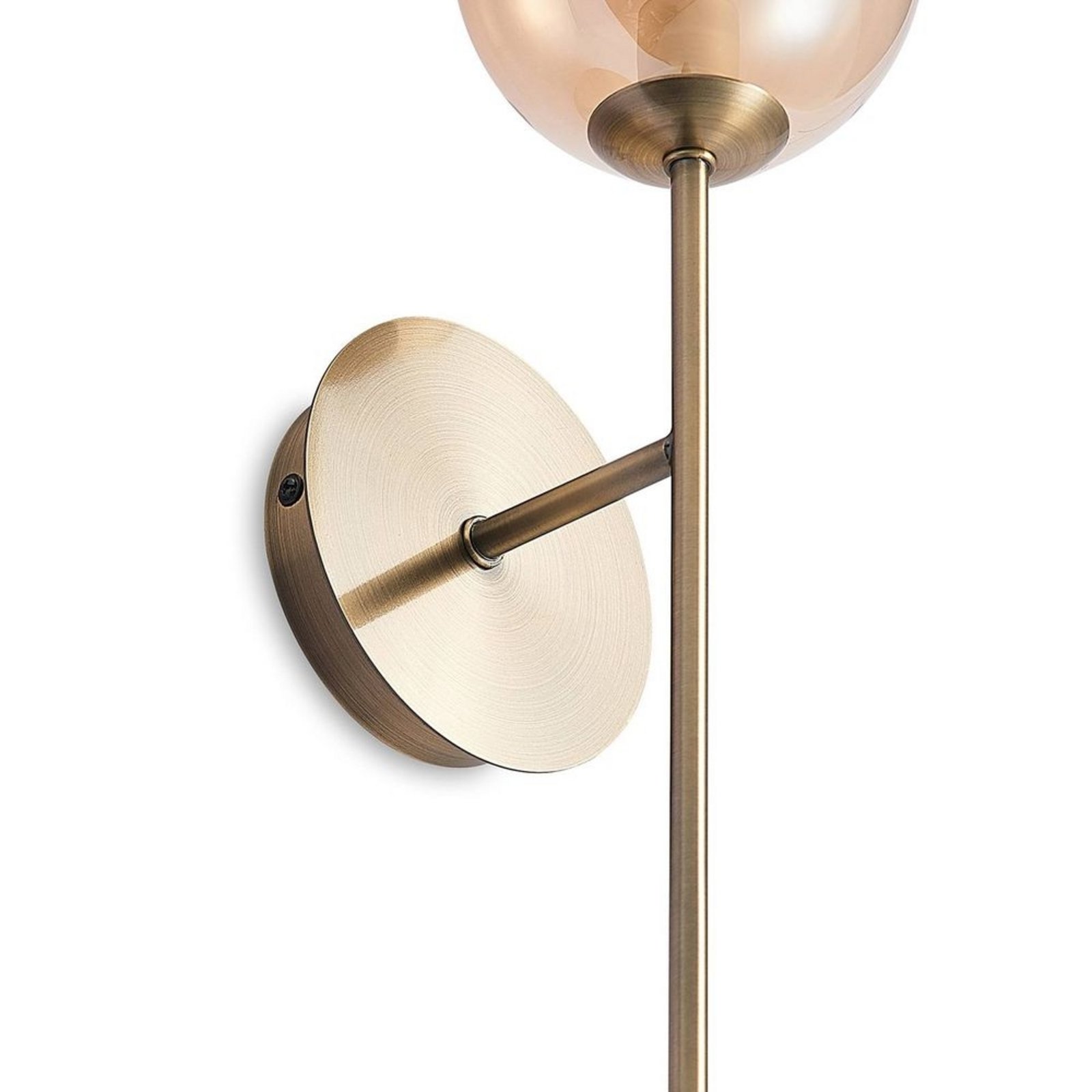 Wynina 1 Wall Lamp Brass/Amber - Lucande