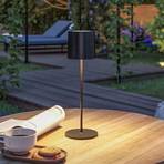 Lampă de masă reîncărcabilă cu LED Paulmann Tuni, negru, plastic, IP44