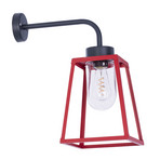 Außenwandleuchte Lampiok in Laternenform