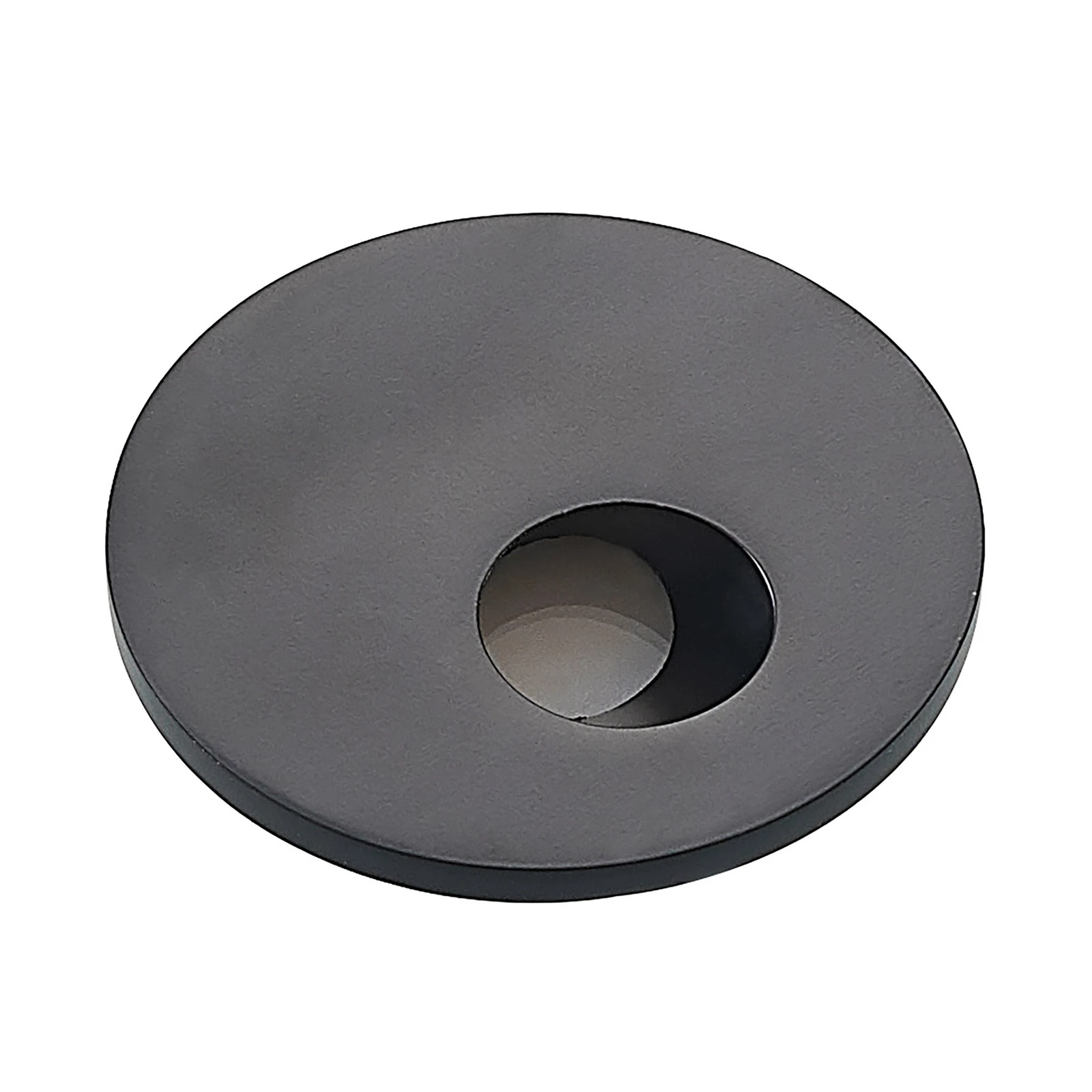 Arcchio LED inbouwlamp Vexi, Ø 7,5 cm, zwart, aluminium, CCT