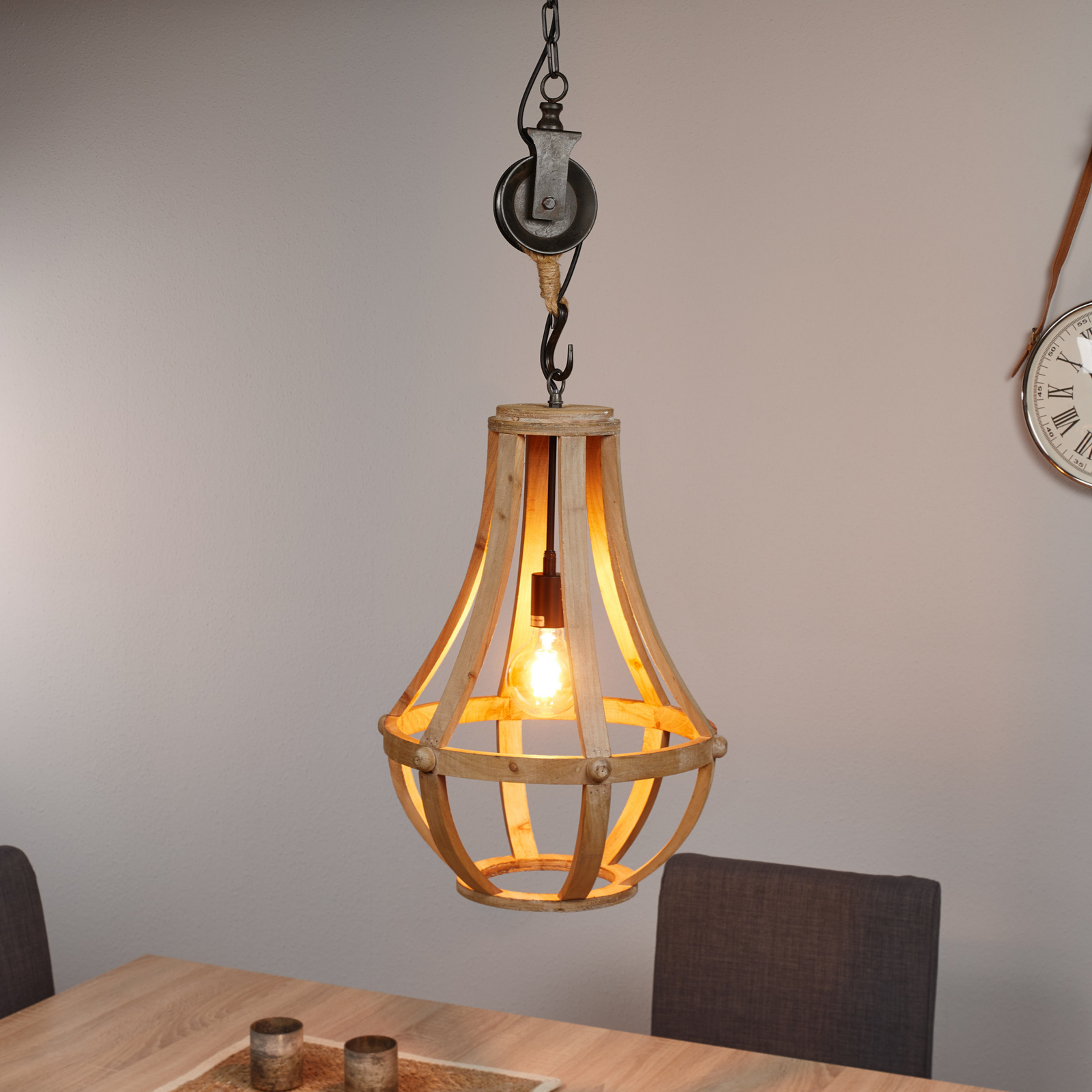 Lampada a sospensione rustica Church