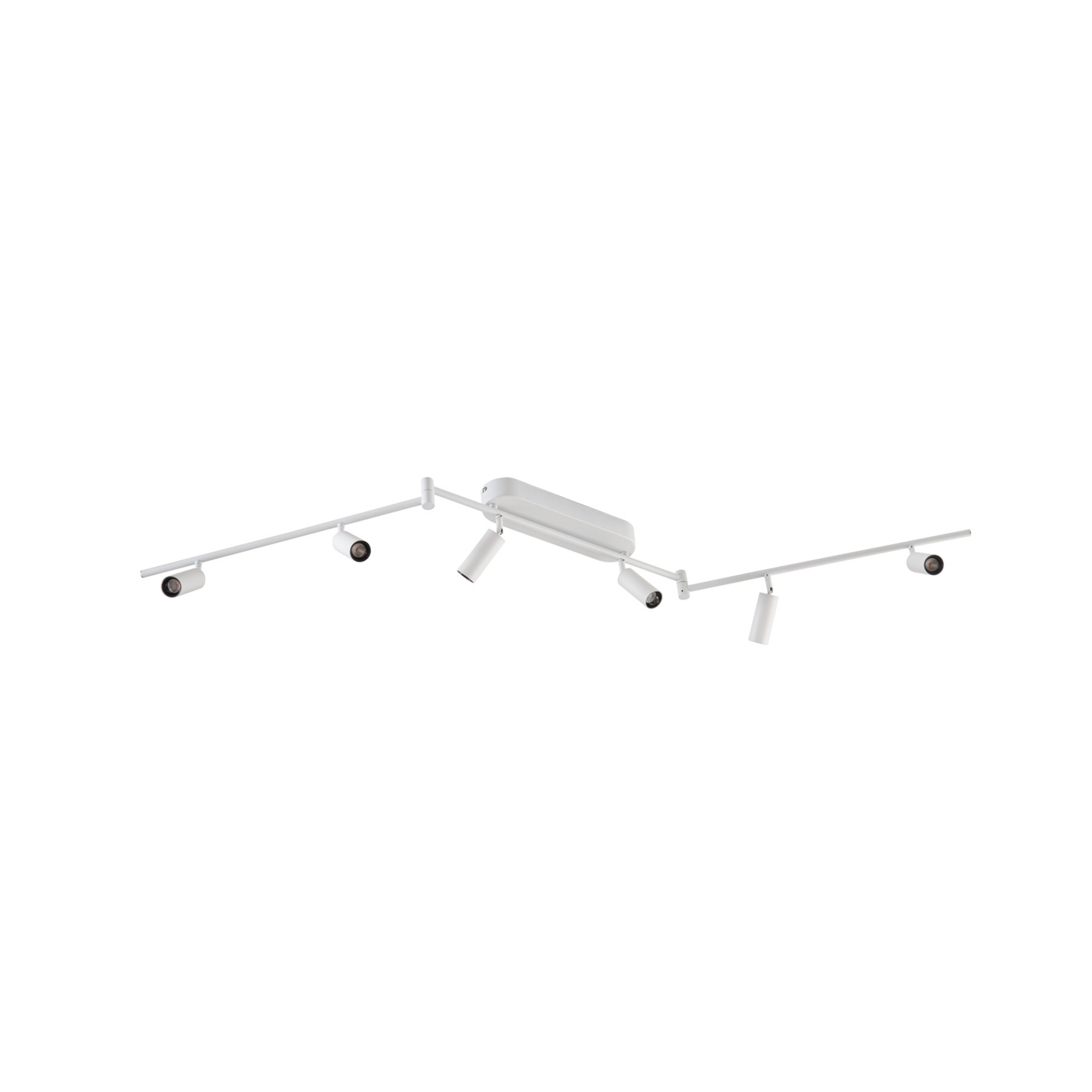 Eldrin LED ceiling light, 6-bulb, spotlights, white - Lindby