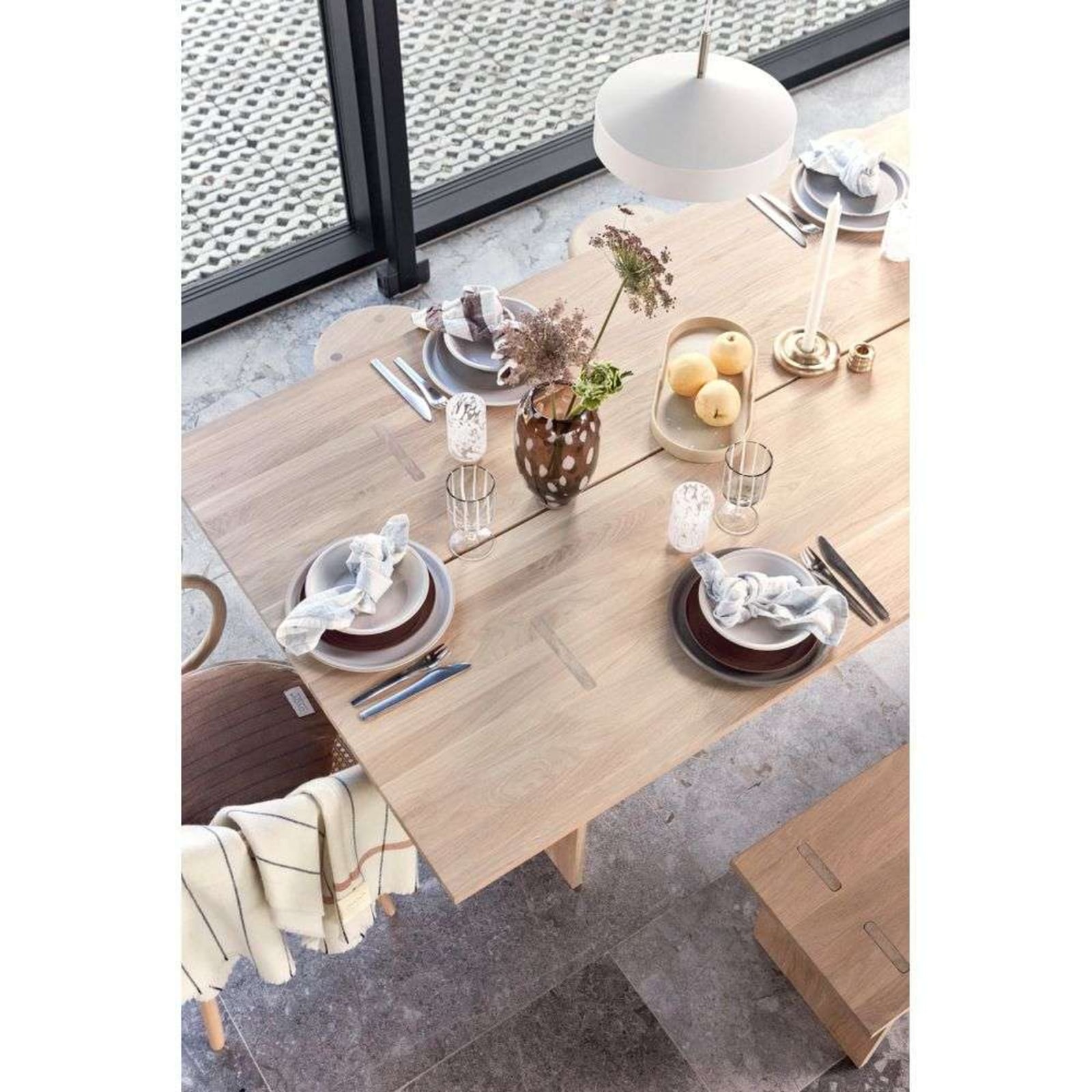 OYOY Living Design hänglampa Hat Small, vit, metall OYOY Living Design hänglampa Hat Small, vit, metall