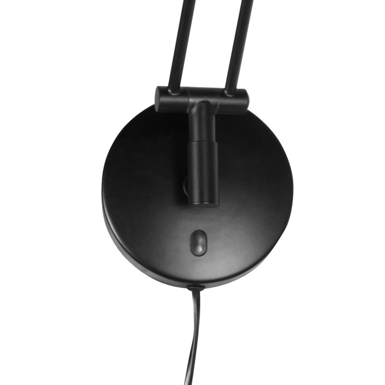 Steinhauer LED wandlamp Zenith 2 met arm, zwart, CCT, metaal, stekker