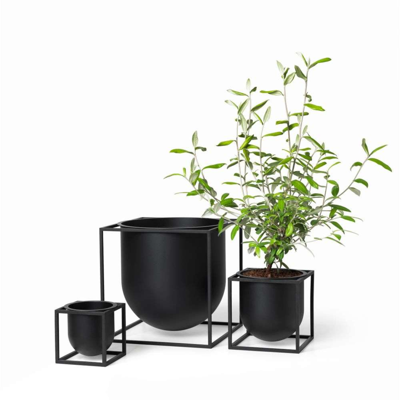 Kubus 10 Ghiveci Pentru Plante Black - Audo Copenhagen