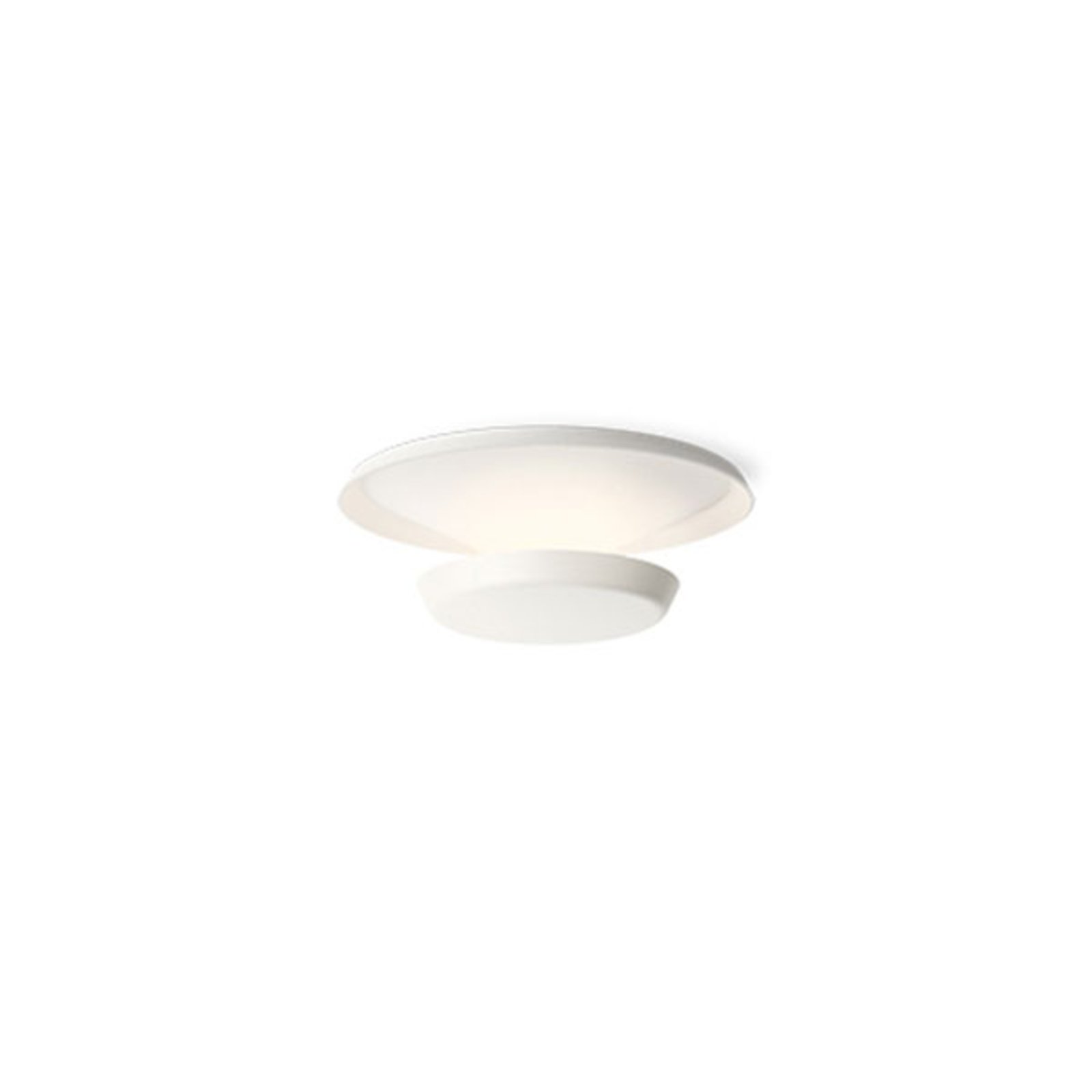 Vibia Top LED-Wandleuchte Ø 17 cm weiß