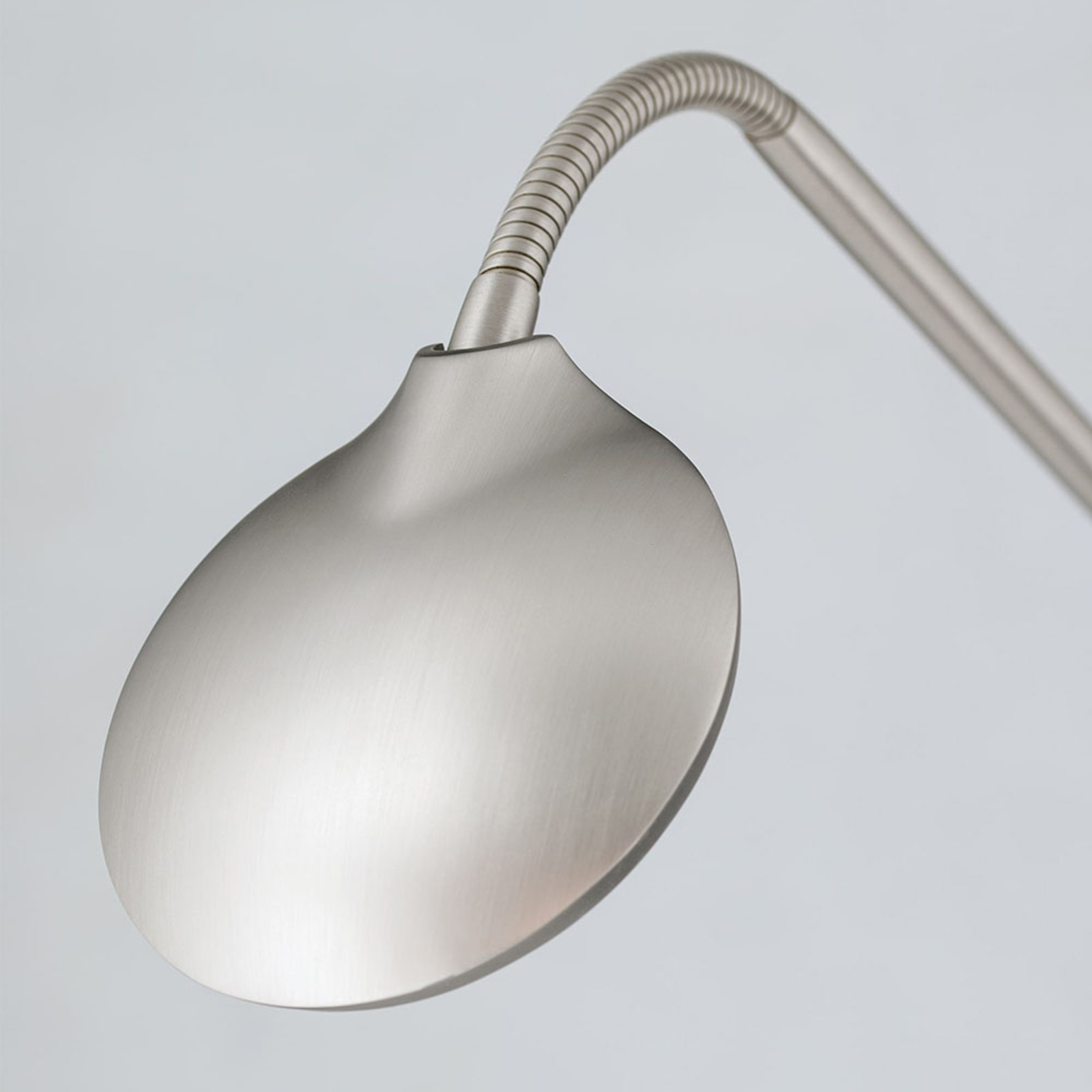 Lampa stojąca LED Cobra, 2-pkt., nikiel matowy