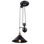 One-bulb hanging light Viktor - height-adjustable