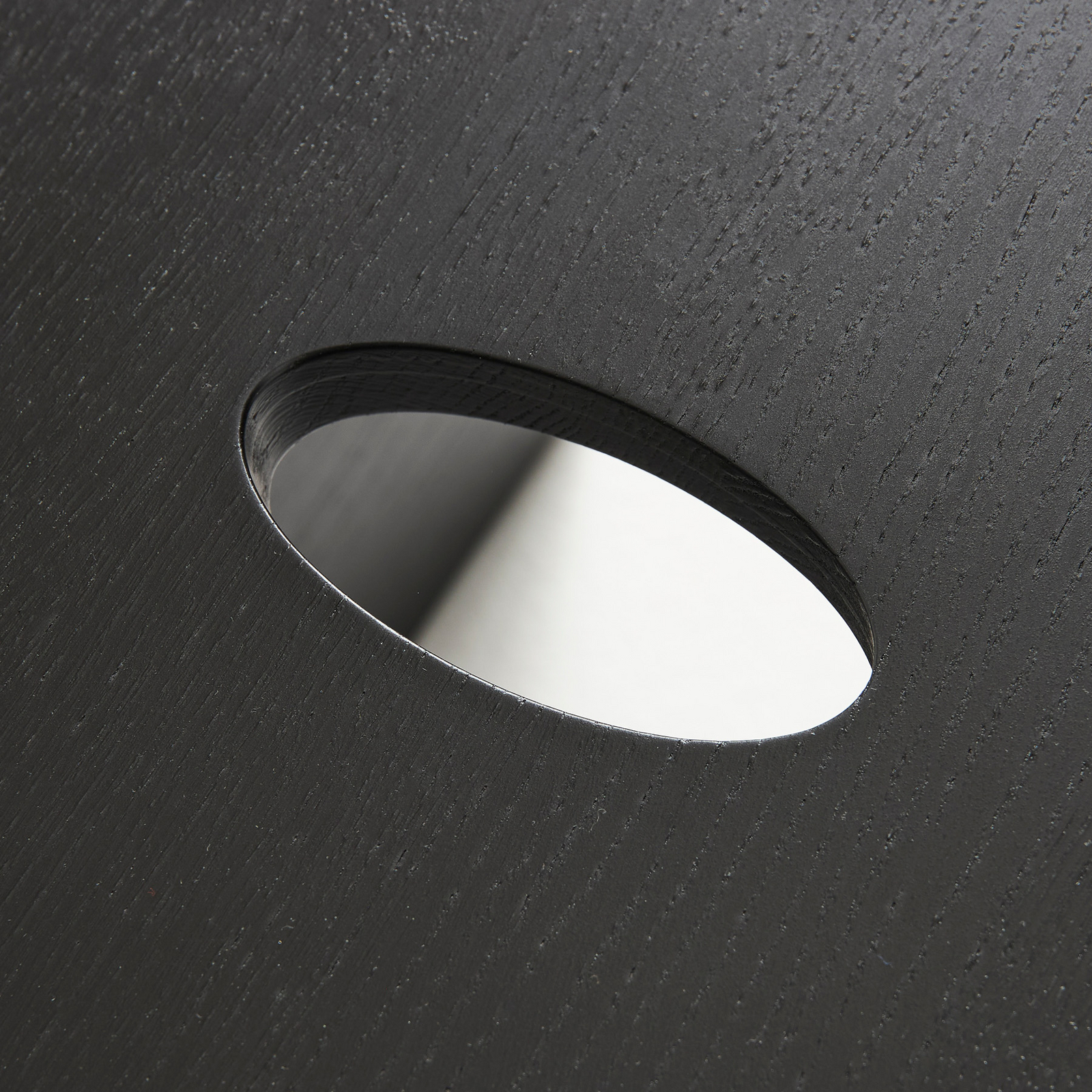 Wood Box sidobord, svart, ek, höjd 35 cm - HAY Wood Box sidobord, svart, ek, höjd 35 cm - HAY