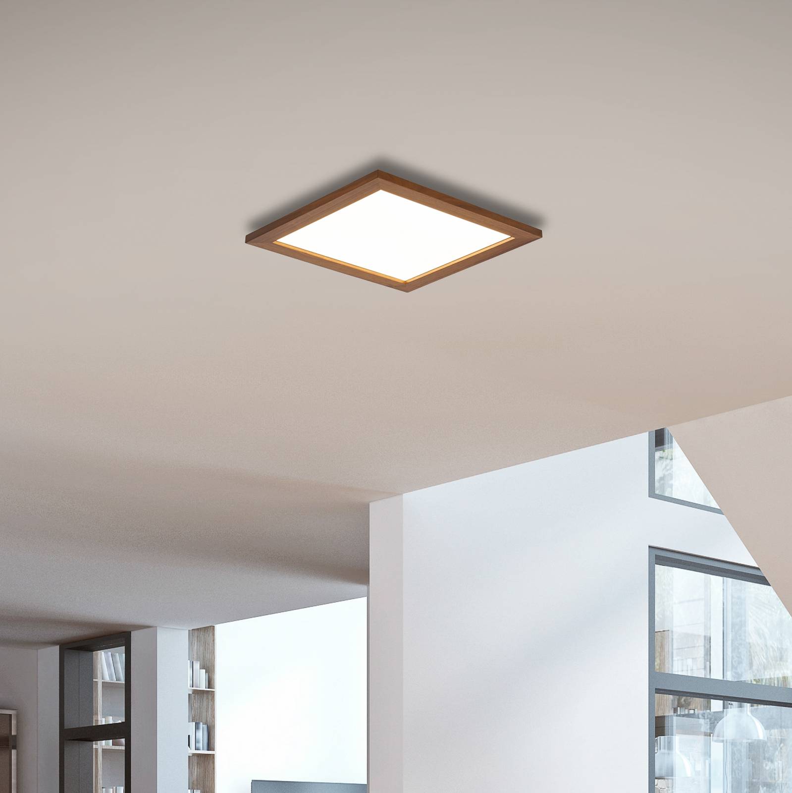 Quitani Aurinor LED-panel valnöt 45 cm