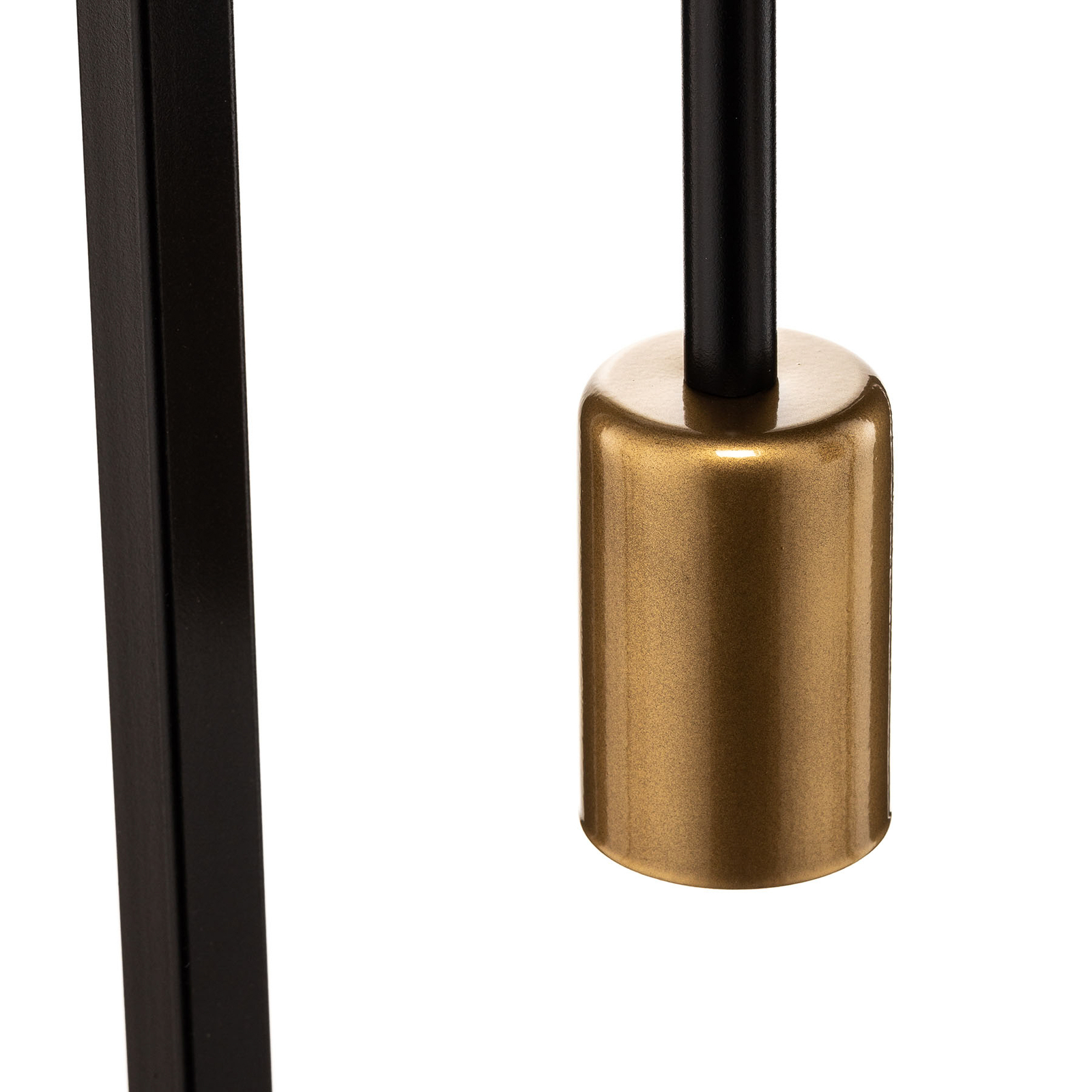 Lampa sufitowa Aramis, 3-punktowa, czarna/złota