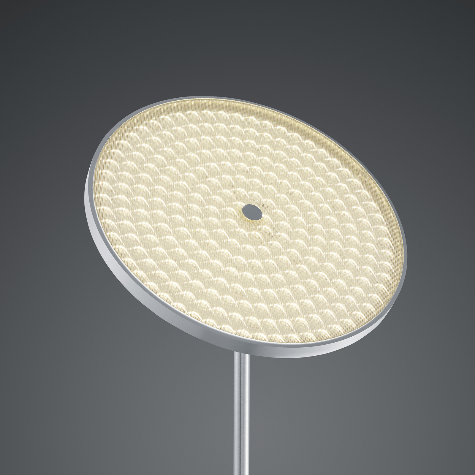BANKAMP Solid lampadar LED cu variator nichel/crom