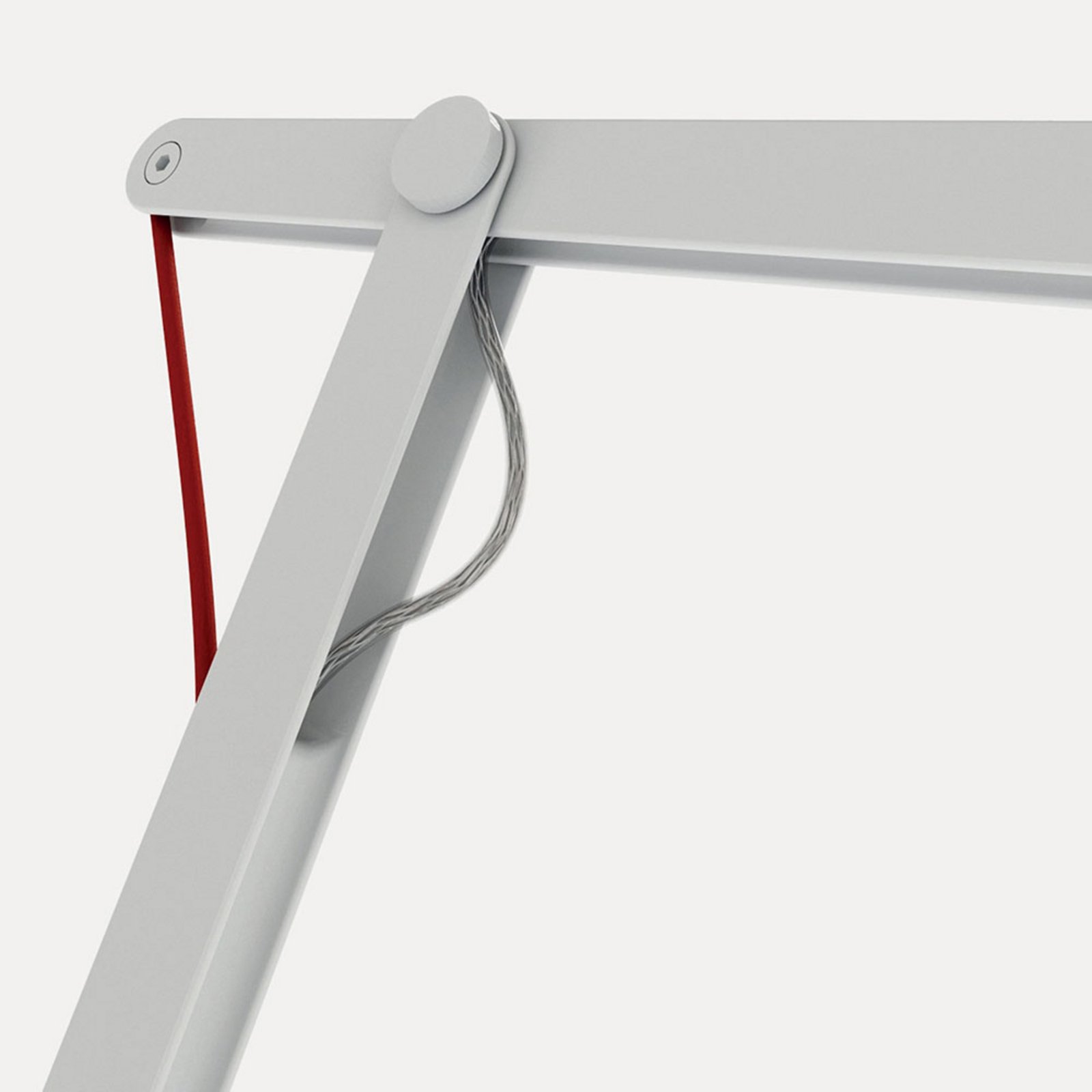 String T1 Mini Tischleuchte DTW Matt White/Orange - Rotaliana
