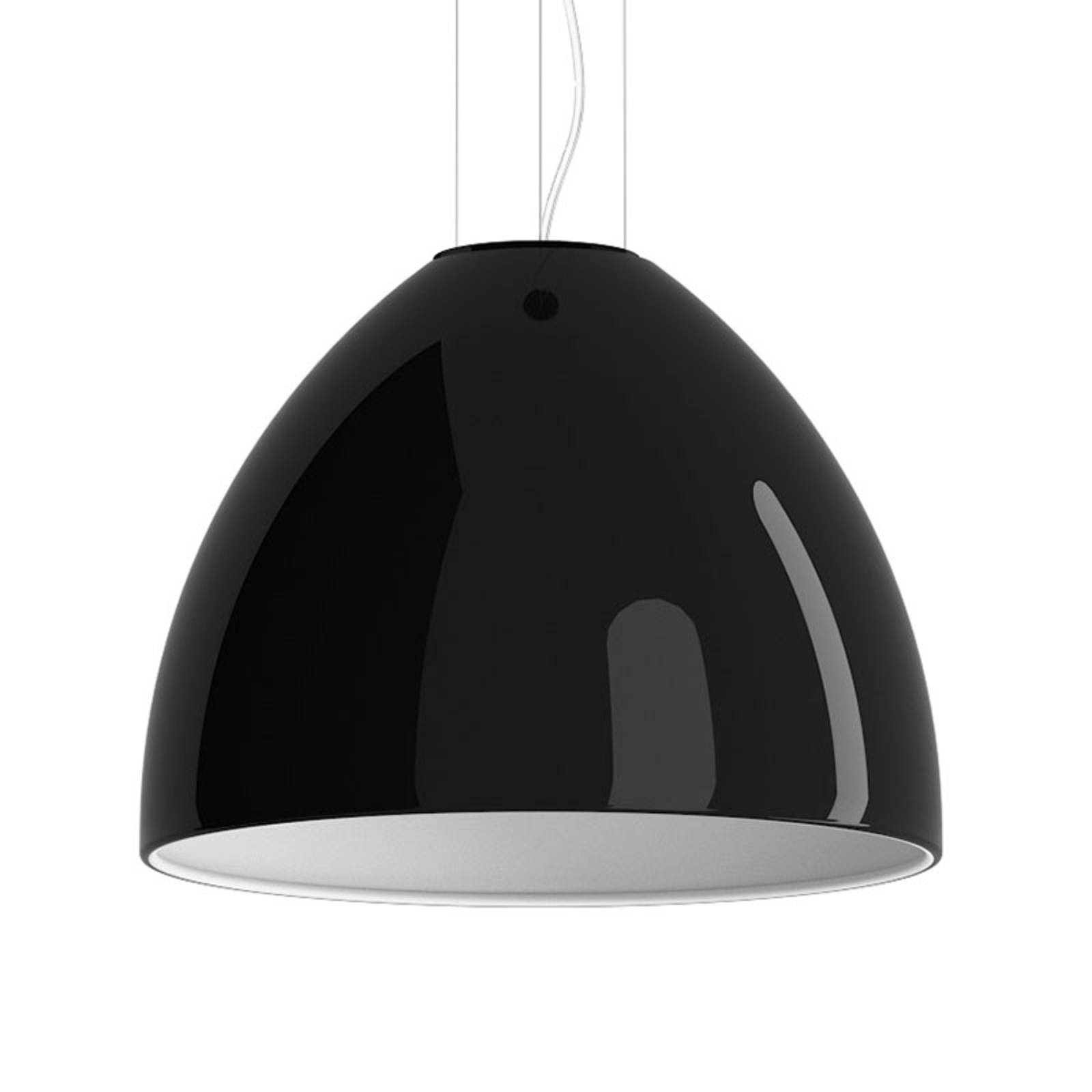 Rotaliana Drink H3 hanging light matt black, for Living / Dining Room, aluminium, E27, 21 W, H: 38 cm