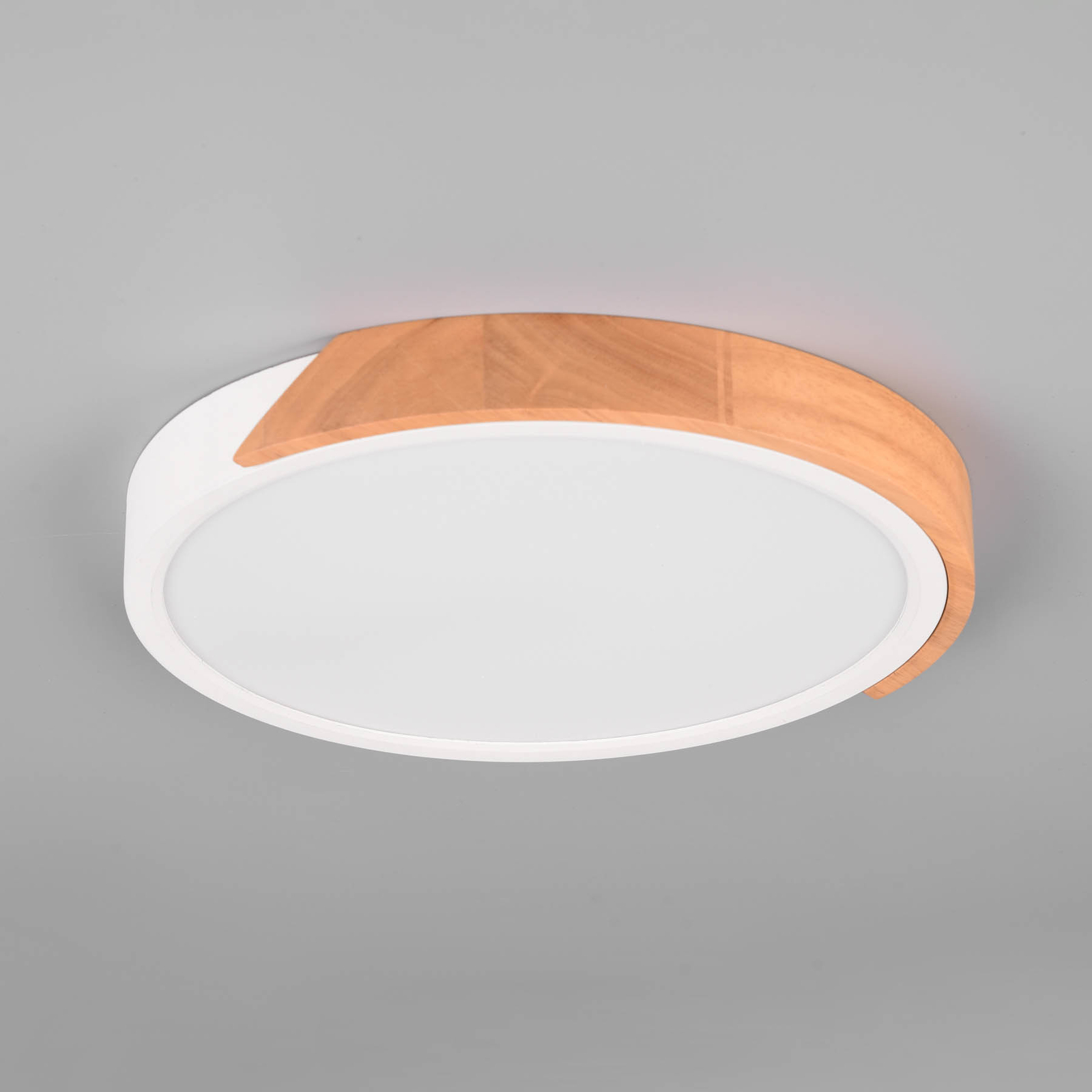 Plafonnier LED Jano, Ø 31,5 cm, 3 000 K, blanc