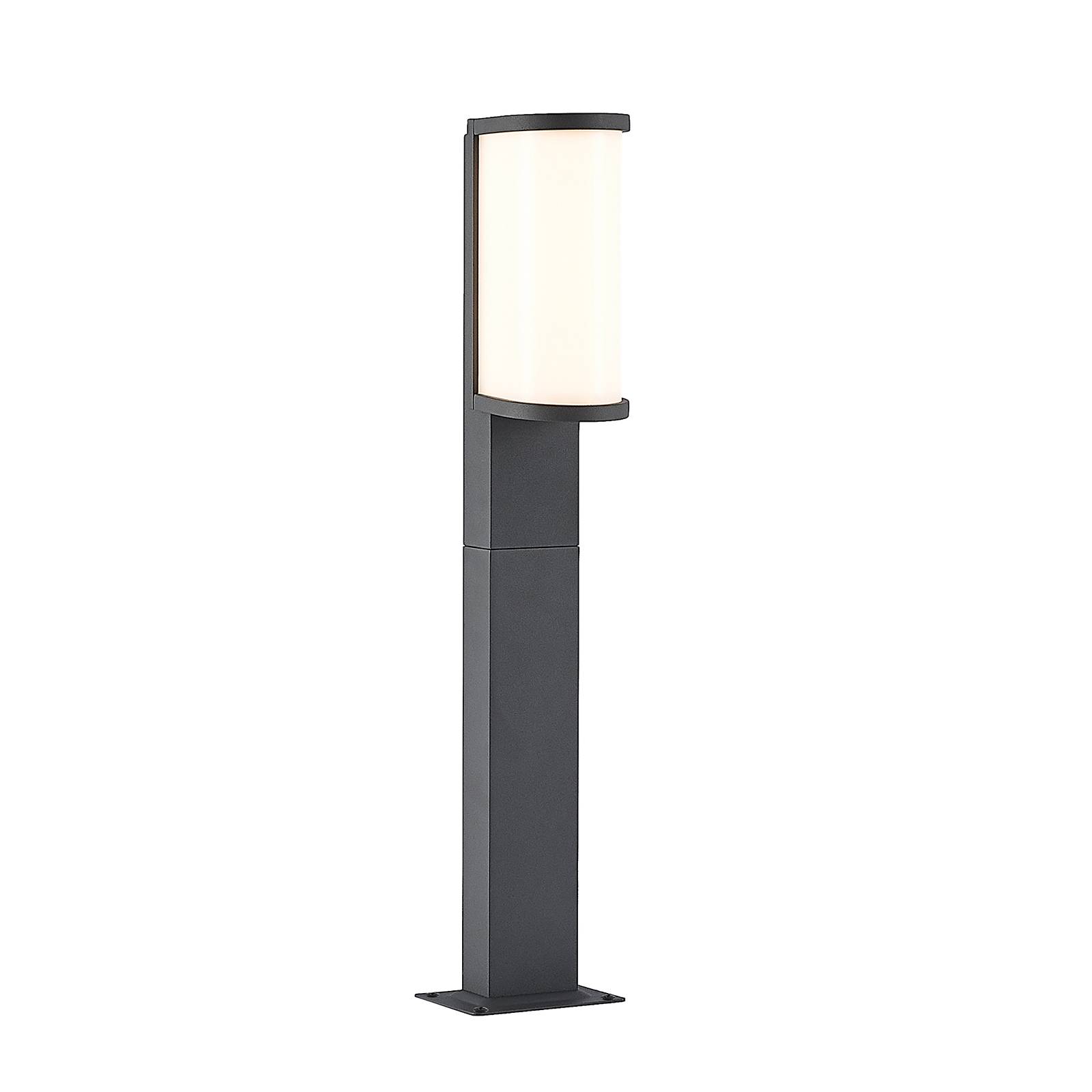 Lucande Jokum LED path lamp, IP65, 60 cm, aluminium, polycarbonate, 8.6 W, W: 12 cm, H: 60 cm