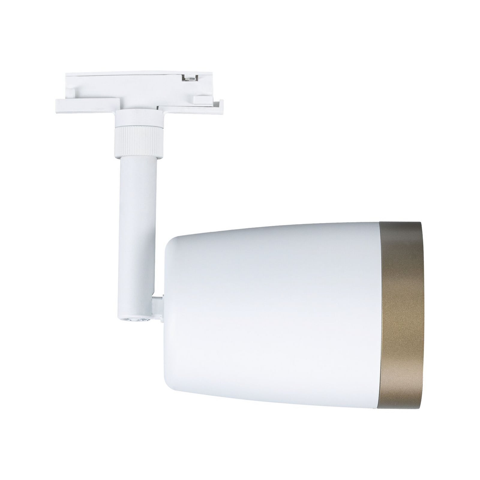 Paulmann URail tirni reflektor COVER, belo-zlata, Ø 7 cm, GU10