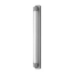 OLEV LED-Wandlampe CHARMER, titan, Metall/Glas, 2.700 K IP44