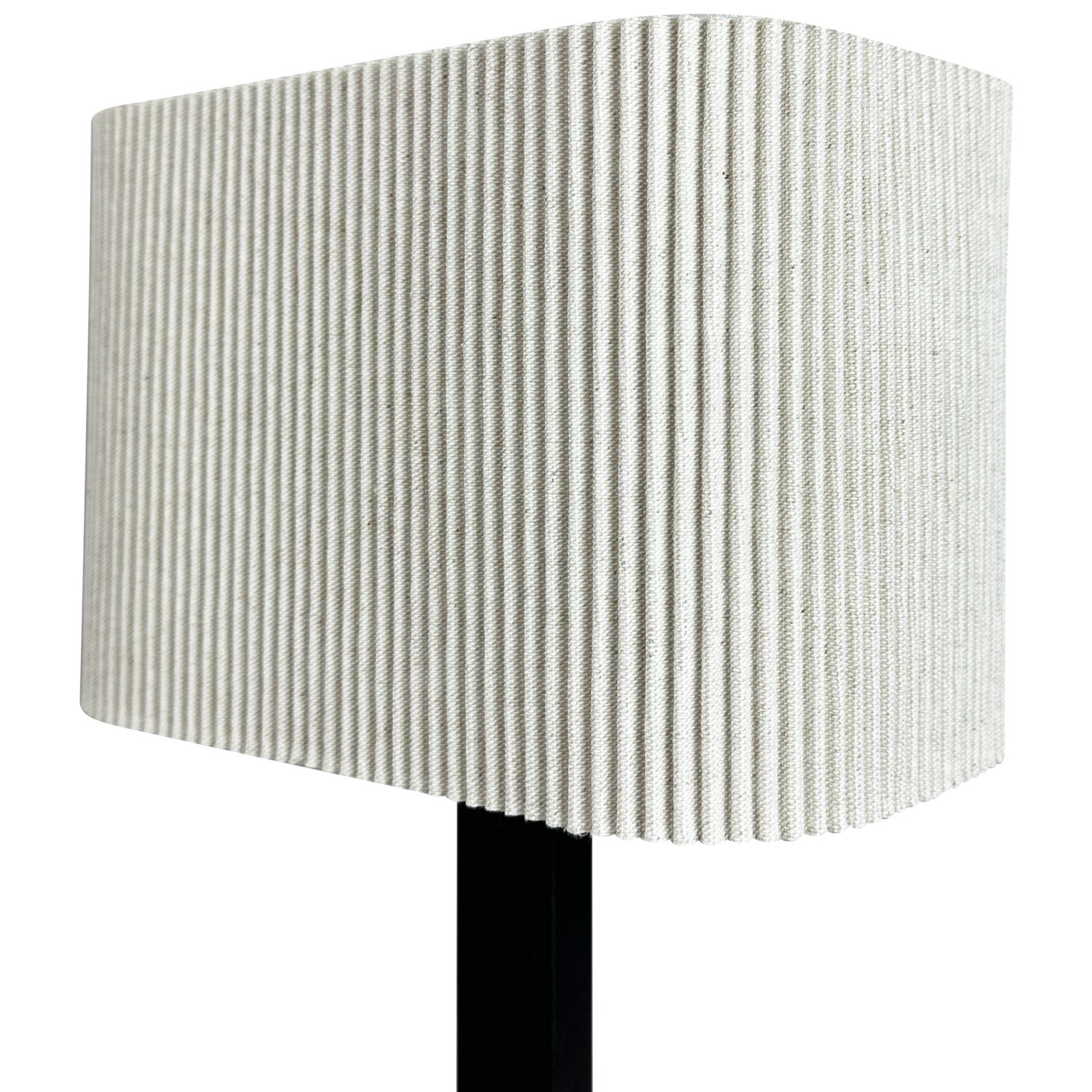 Candeeiro de mesa Dyberg Larsen Calix, branco natural, altura 39 cm