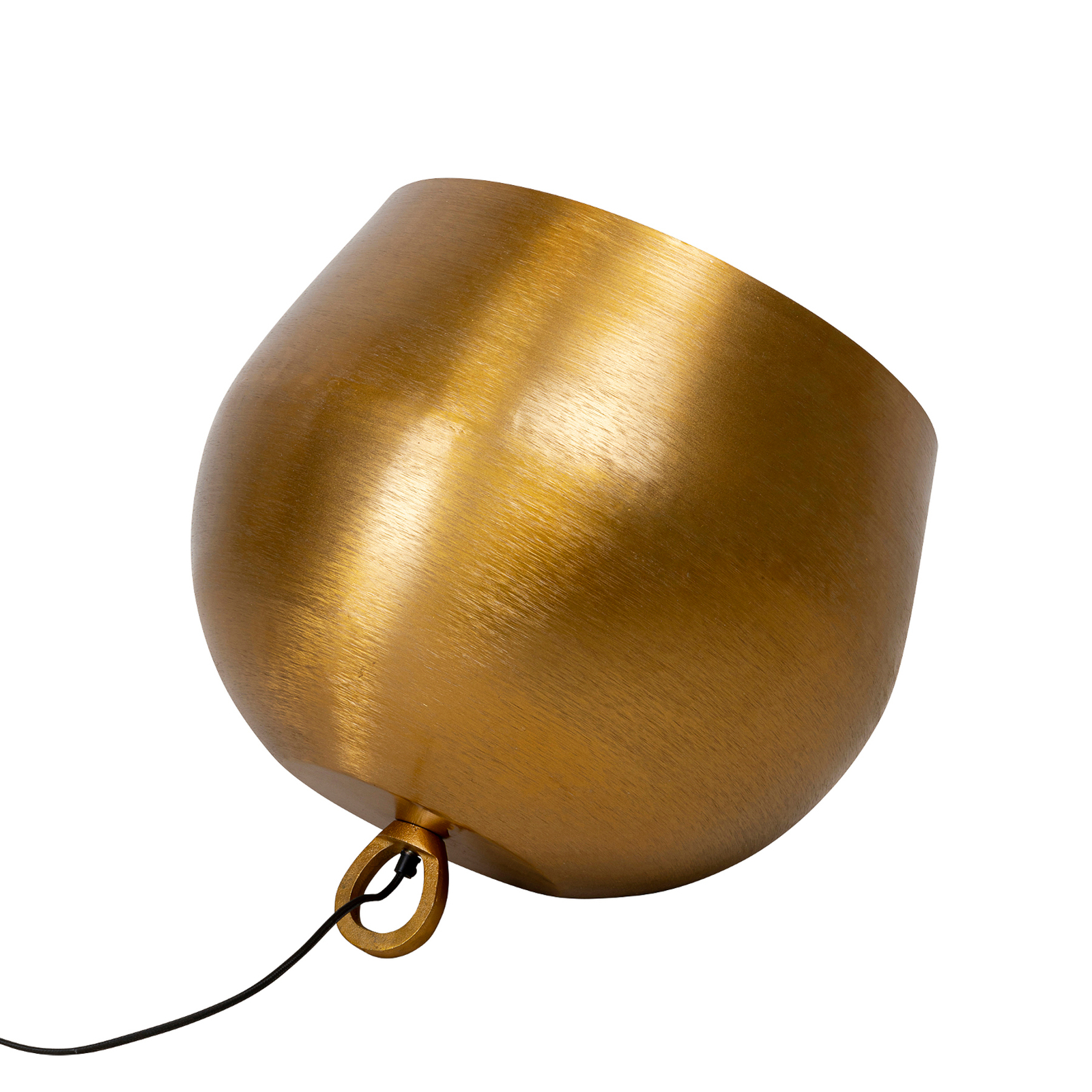 Stojacia lampa KARE Apollon, zlatá, Ø 50 cm