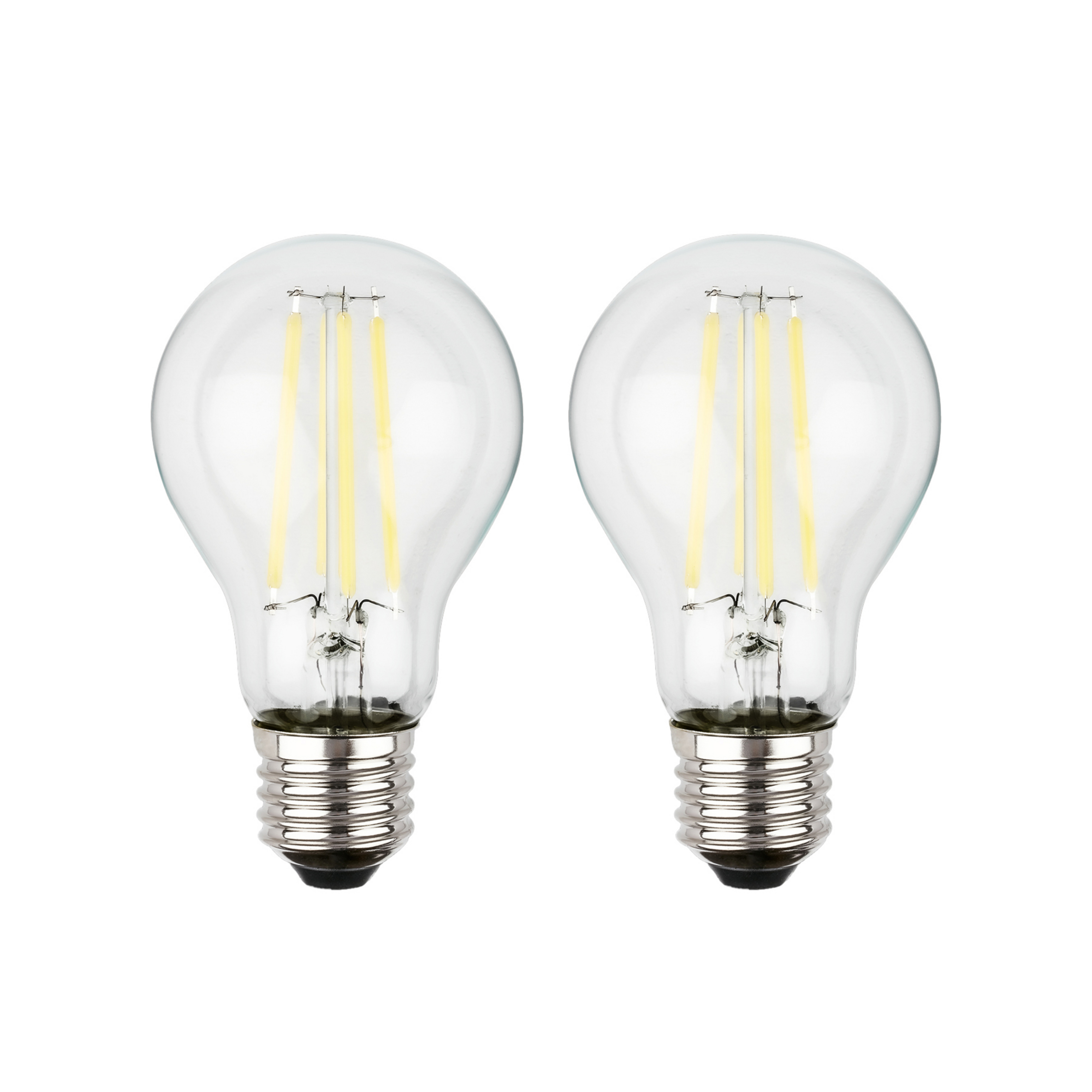 LED žiarovka E27 5W číra 3000K 1055 lm EEK A 2er
