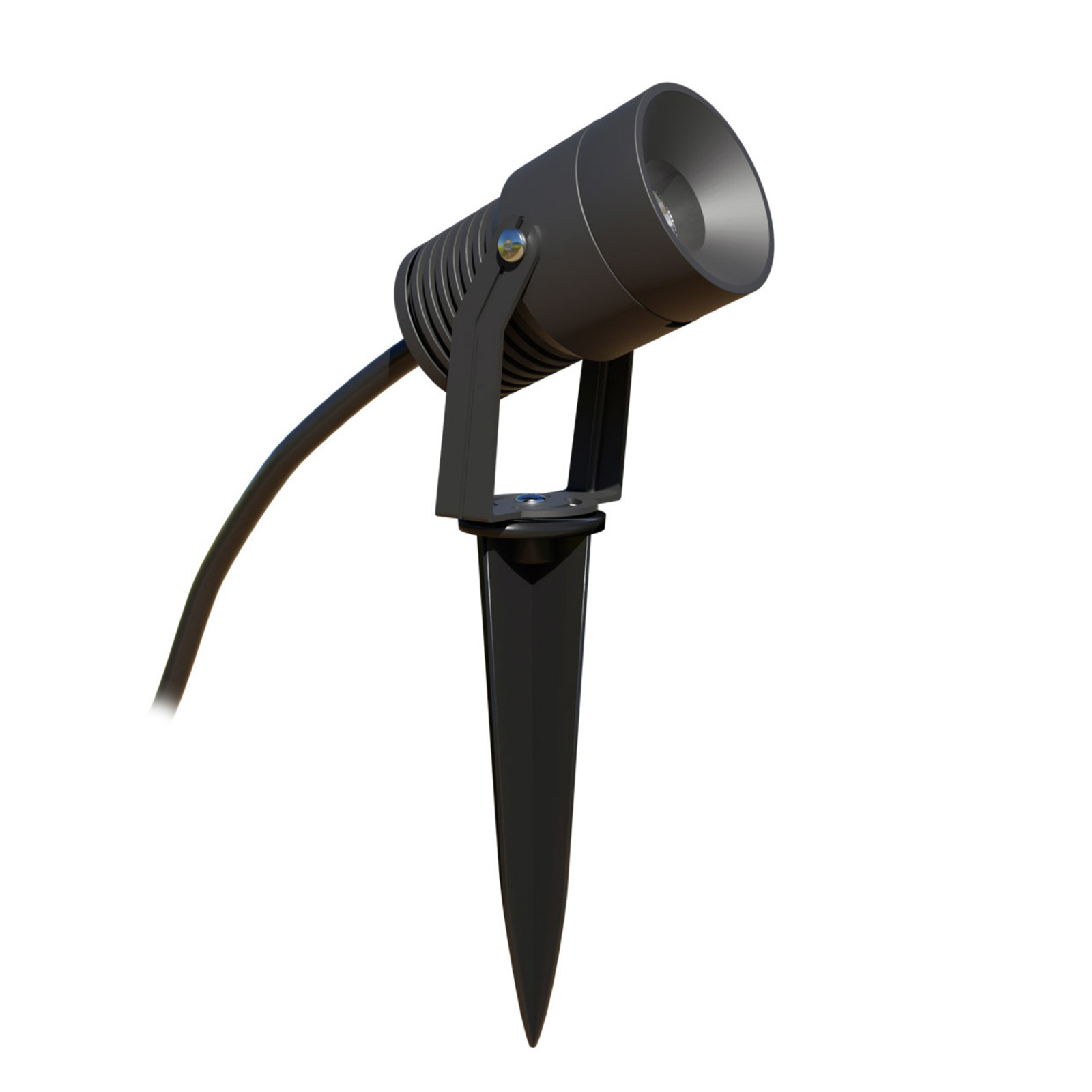 EVN Merlo LED-Gartenspot mit Erdspieß, 3.000 K