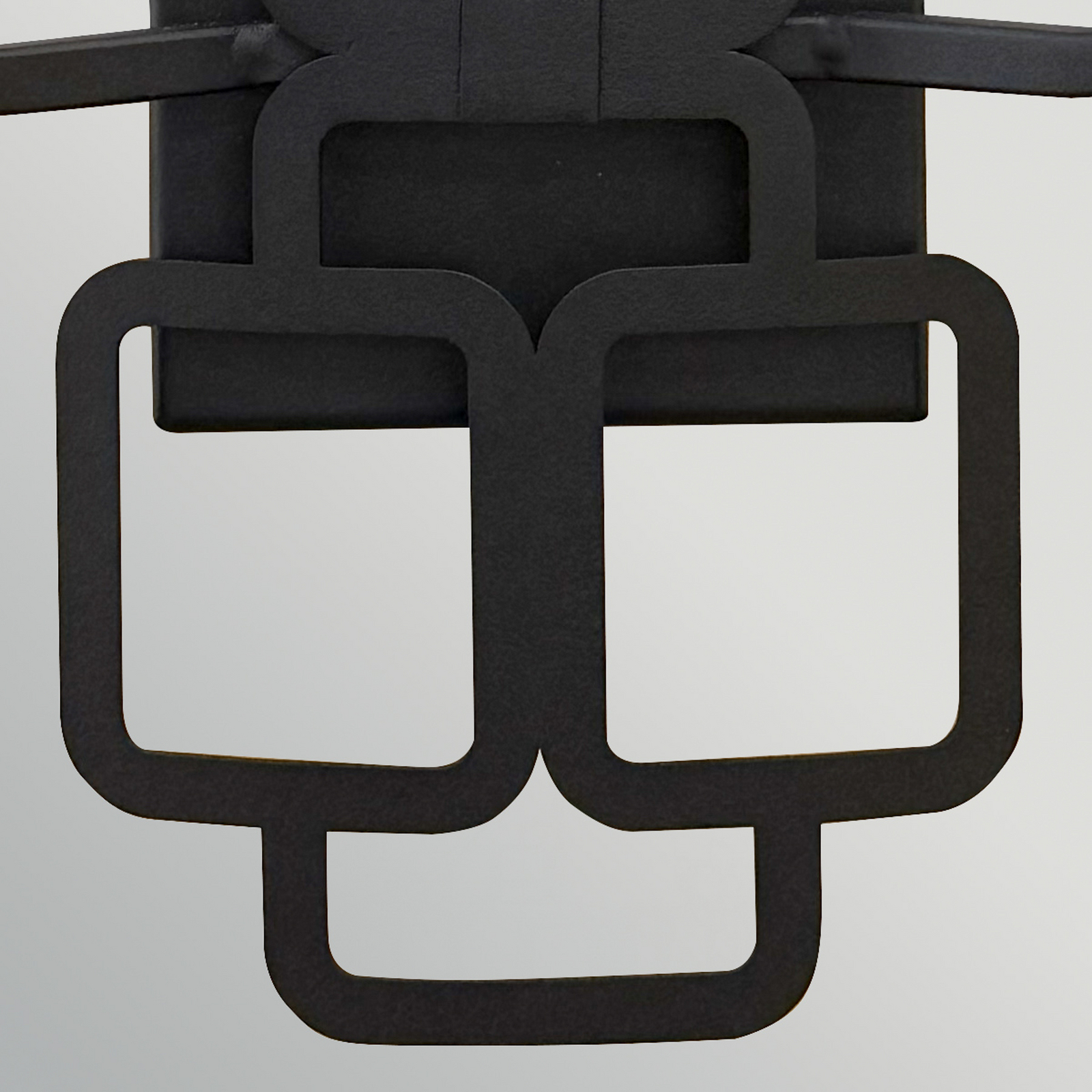 Lampa ścienna Sabina, czarny, wysokość 42 cm, 2-punktowa, metal/tkanina