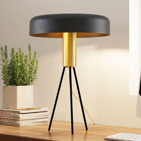 Lucande Filoreta bordlampe i svart