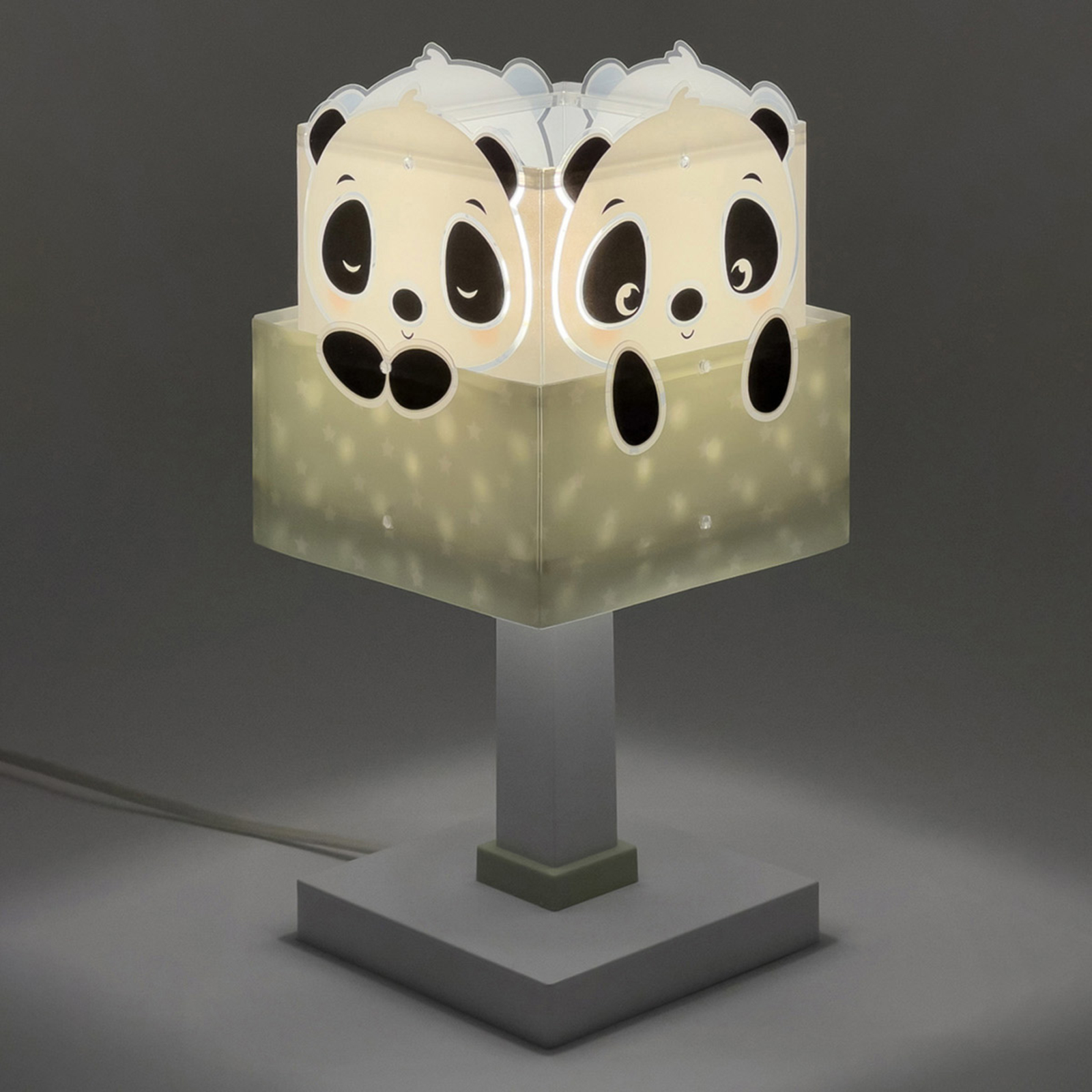 Dalber Panda children's table lamp, green