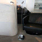 PUK floor lamp, metal, 2-bulb, G9, on/off