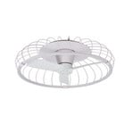 Dabas LED griestu ventilators, CCT app balts