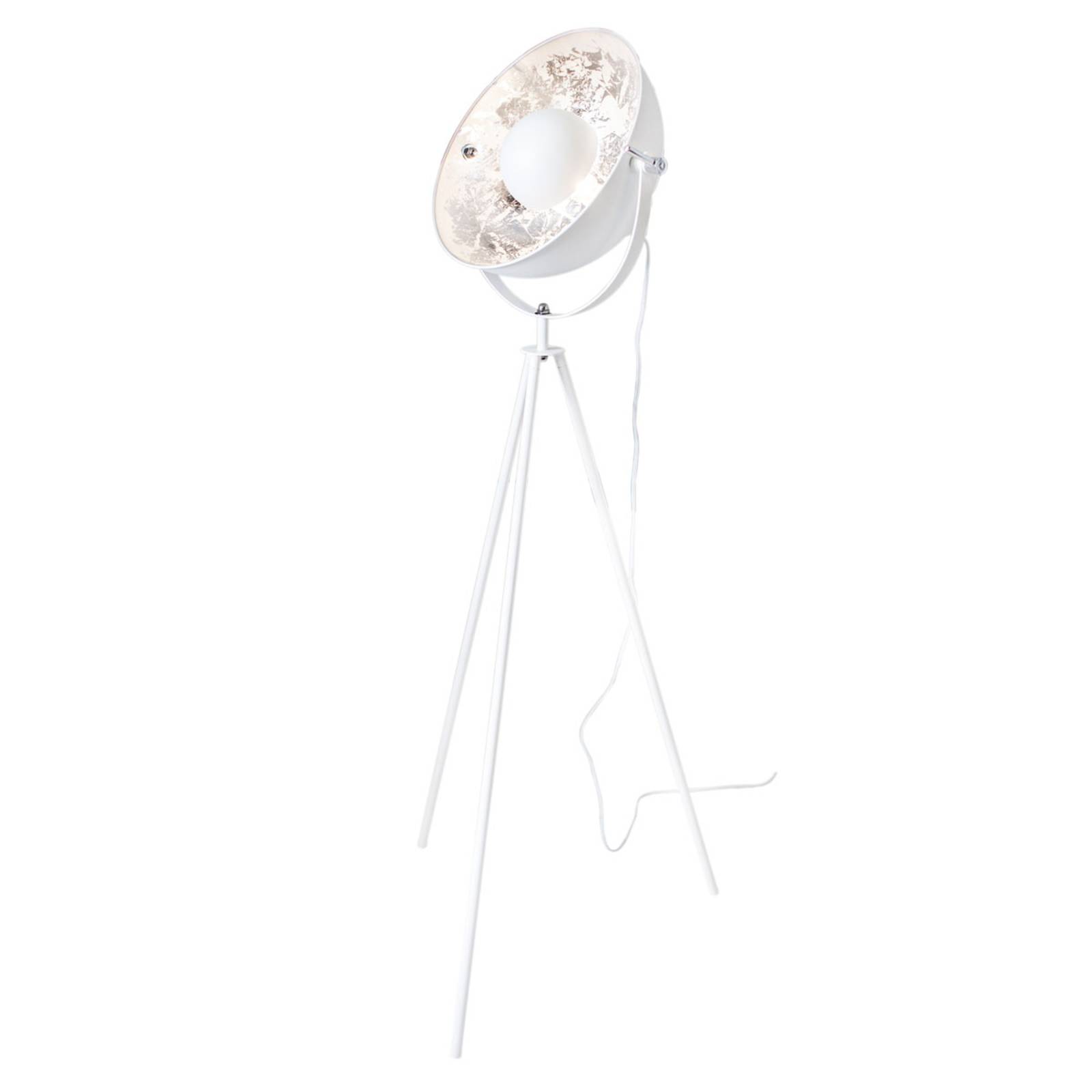 By Rydéns Captain Mini lampa stojąca biała srebrna