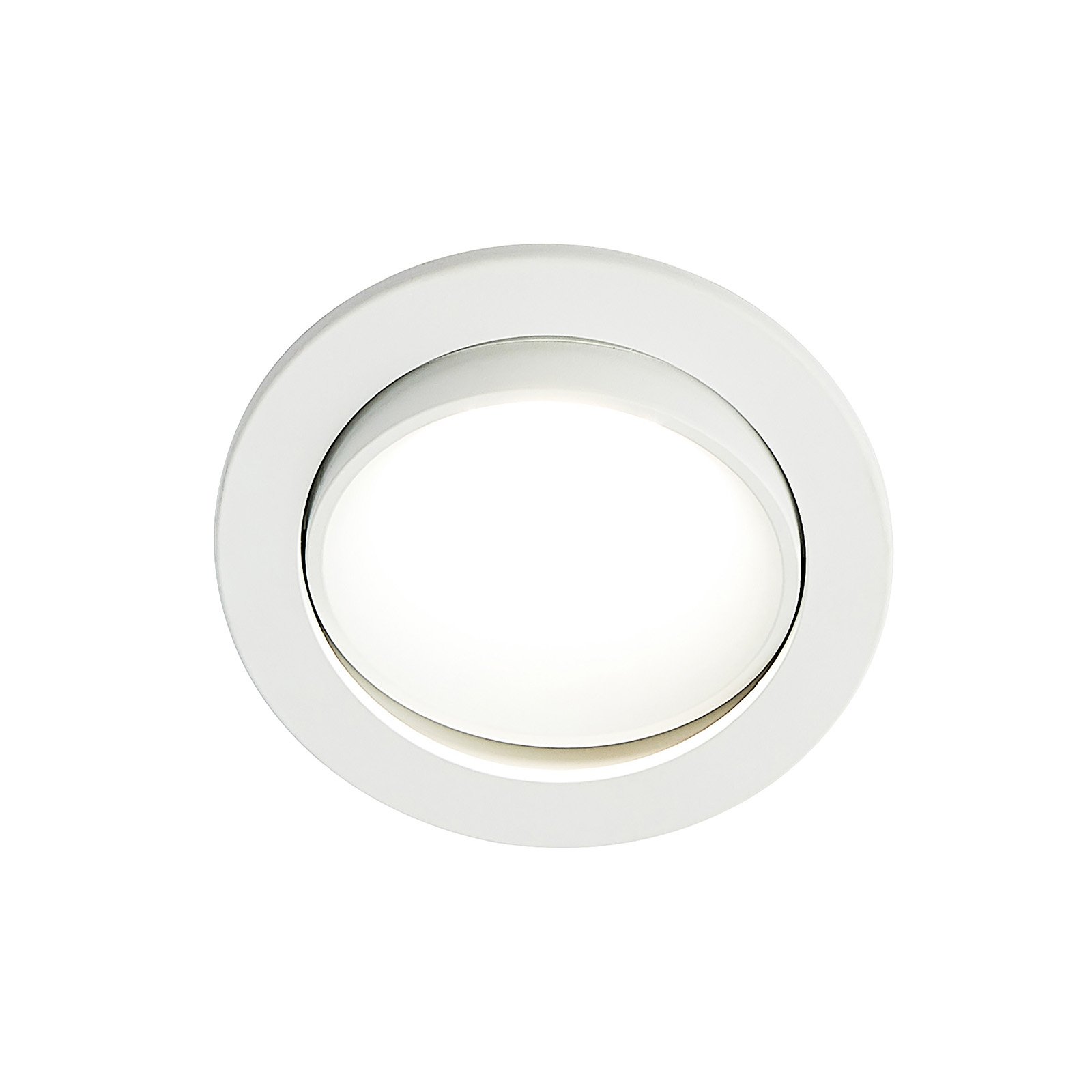 Arcchio Katerin LED-Einbauleuchte, weiß, schwenkb.