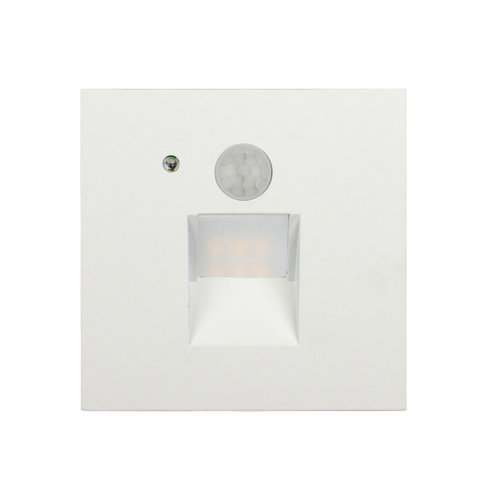 Arcchio Neru LED downlight, sensor, angular, white