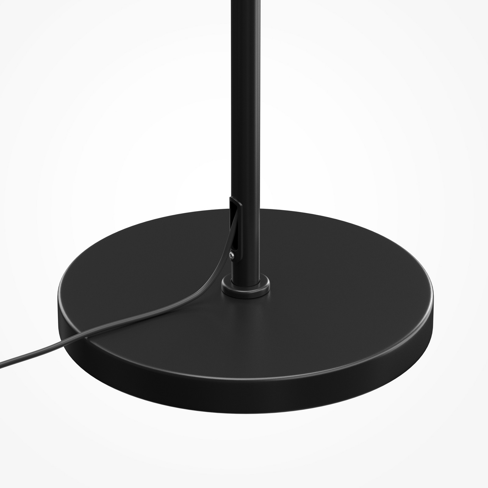 Maytoni Lampadar Dallas negru/negru înălțime 150 cm 6 becuri dimabil - Camera de zi / sufragerie - Modern - Sticlă