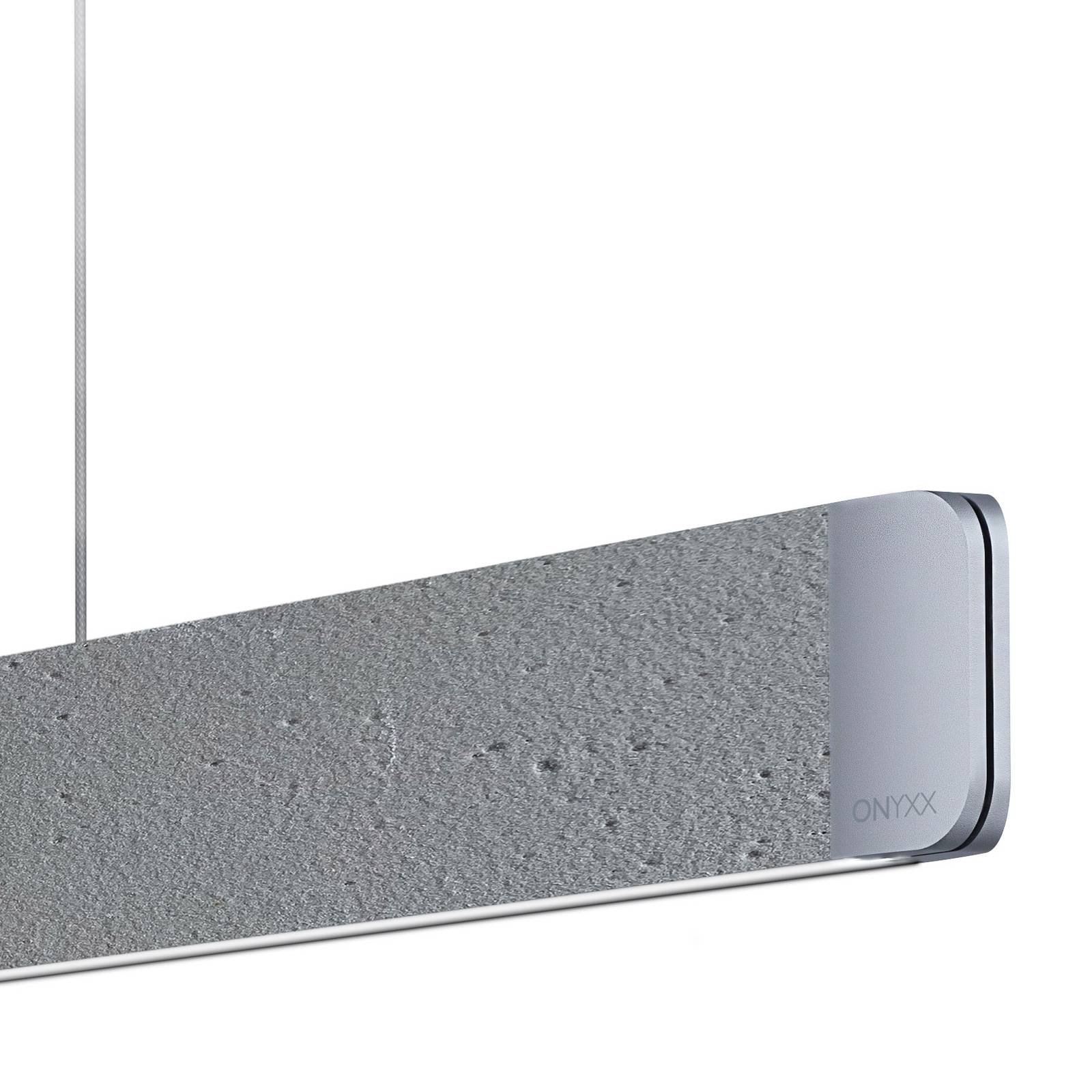 GRIMMEISEN Onyxx Linea Pro pendel betong/sølv