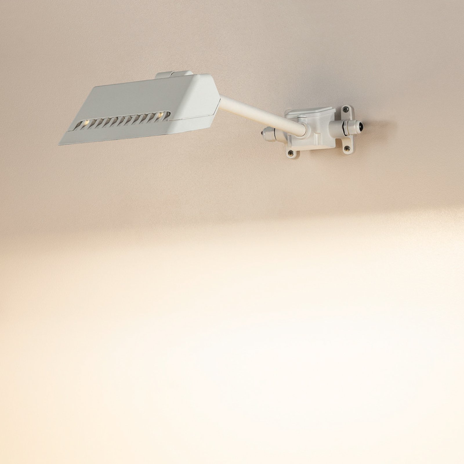 SLV LED sienas lampa Today Pro, balta, alumīnija, garums 66,6 cm