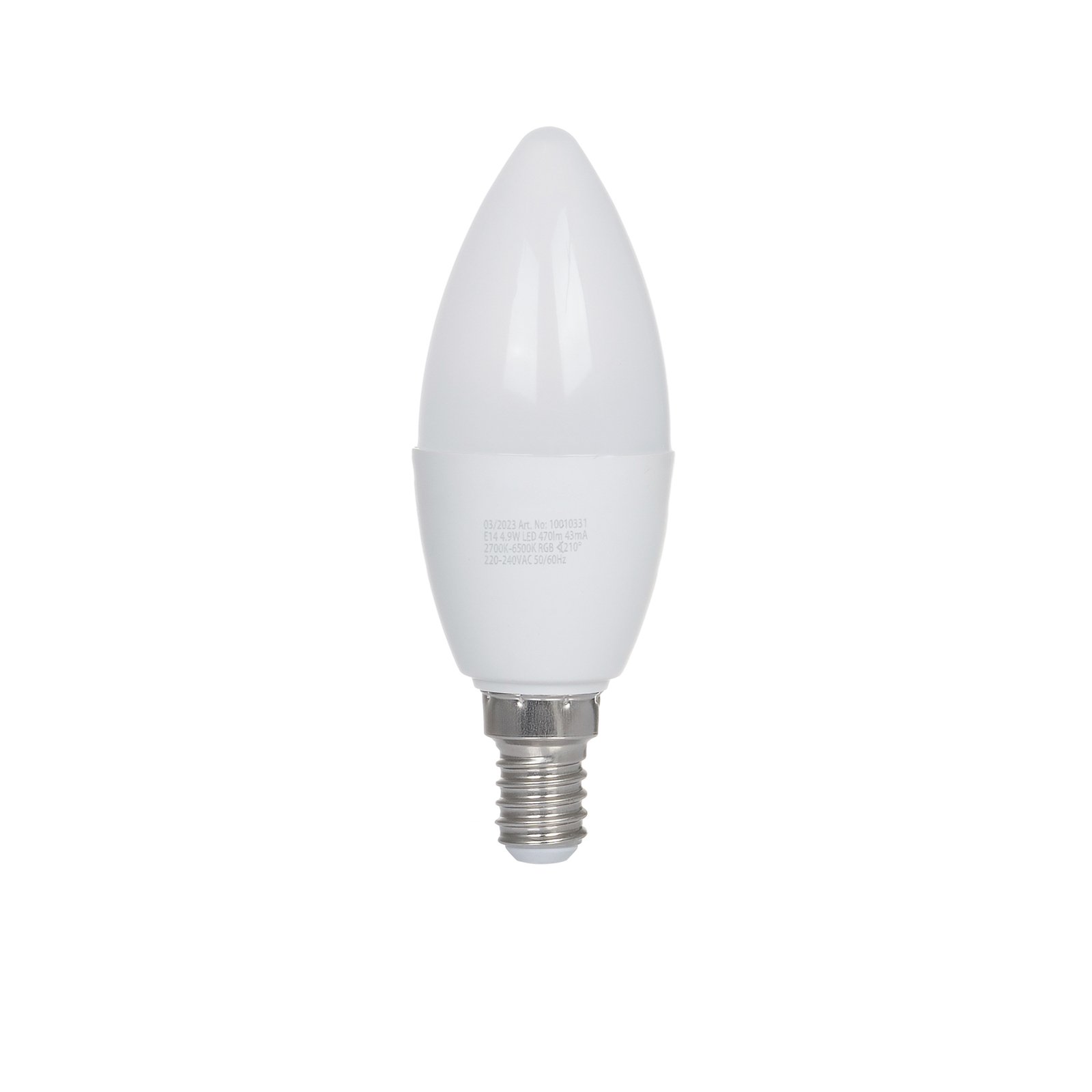 LUUMR Smart LED E14 C30 4,9W RGBW CCT ZigBee Tuya Hue