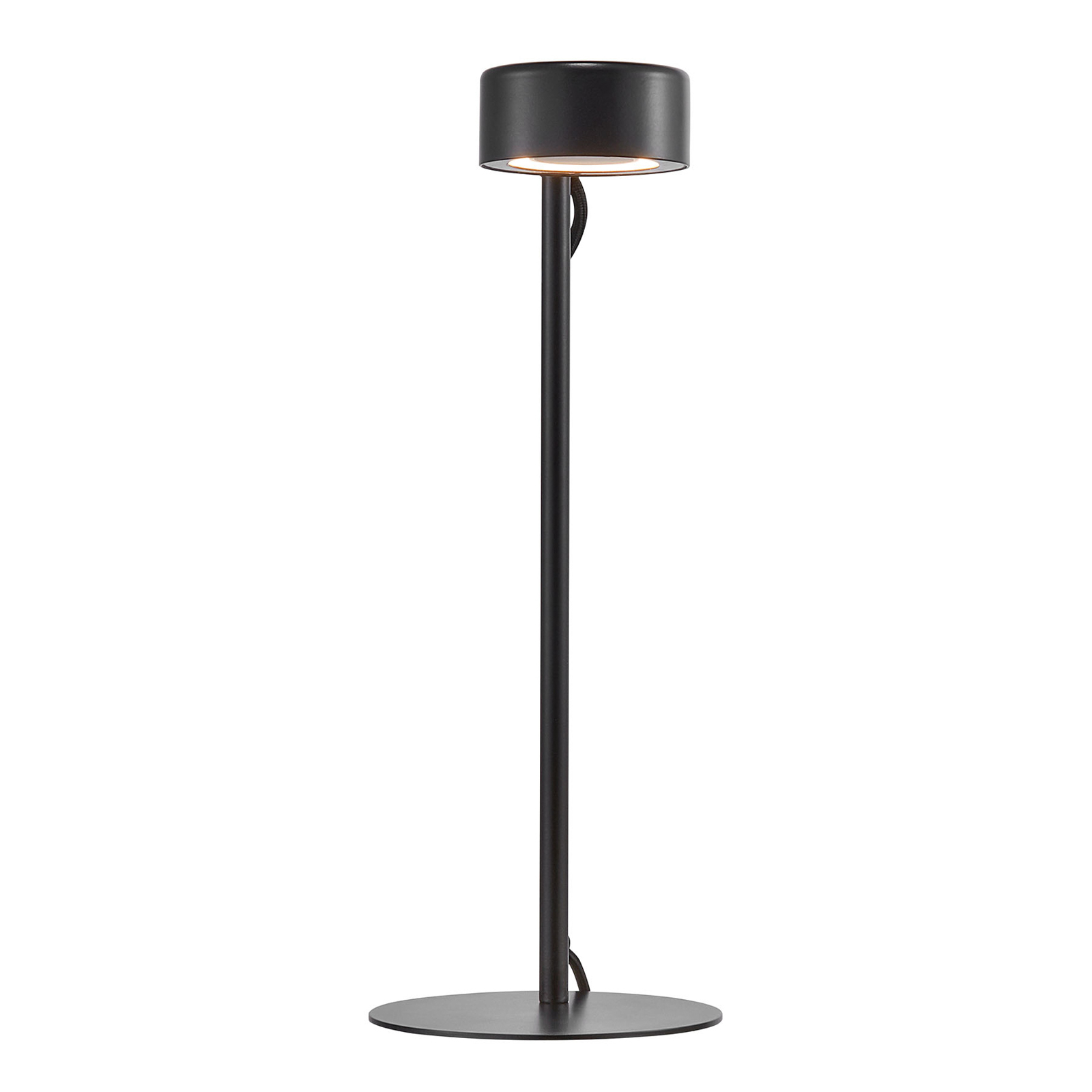 Lampa stołowa LED Clyde, zintegrowany ściemniacz