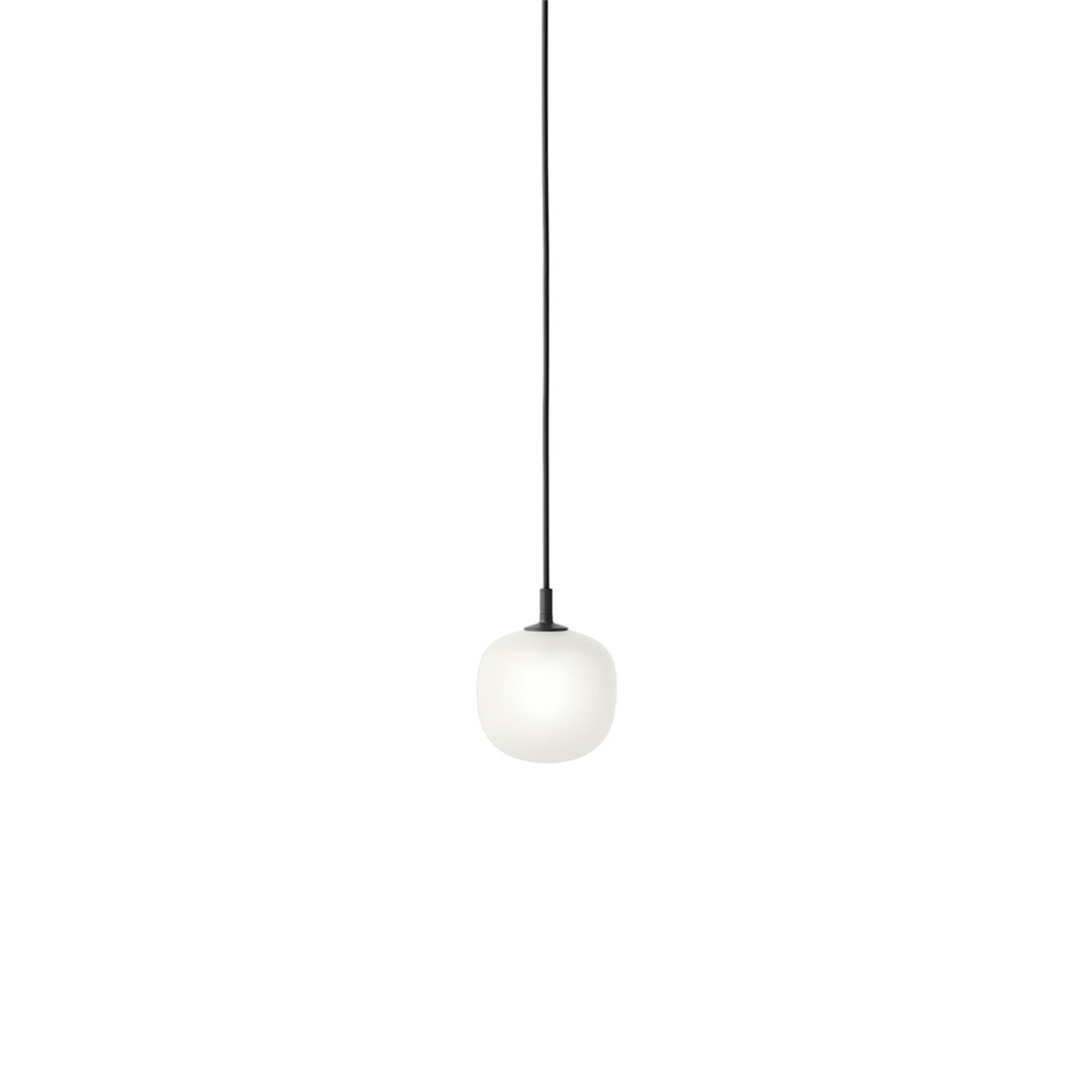 Rime Závěsná Lampa Ø12 White/Black - Muuto