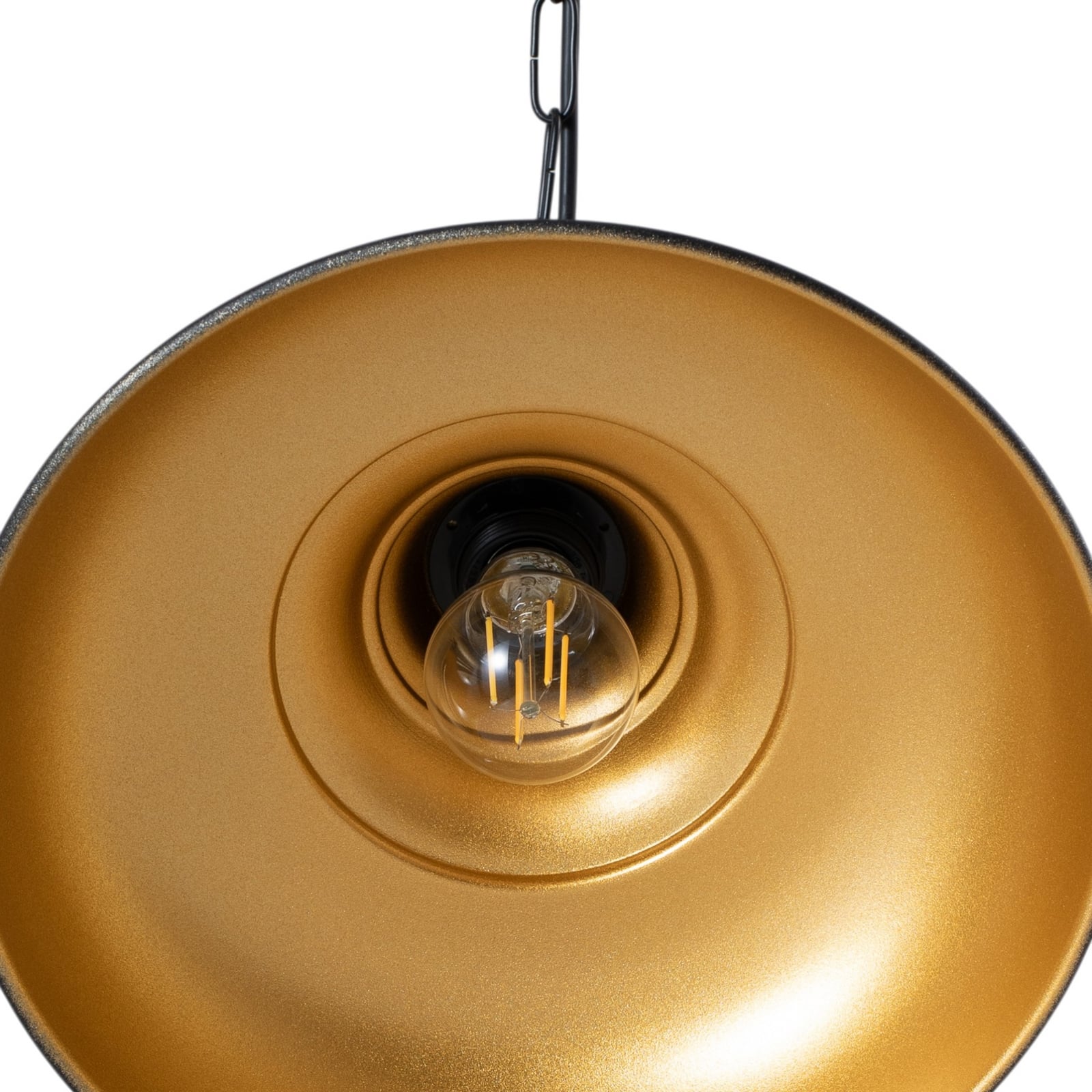 Hängeleuchte Nota, schwarz, Ø 31 cm, Metall, E27